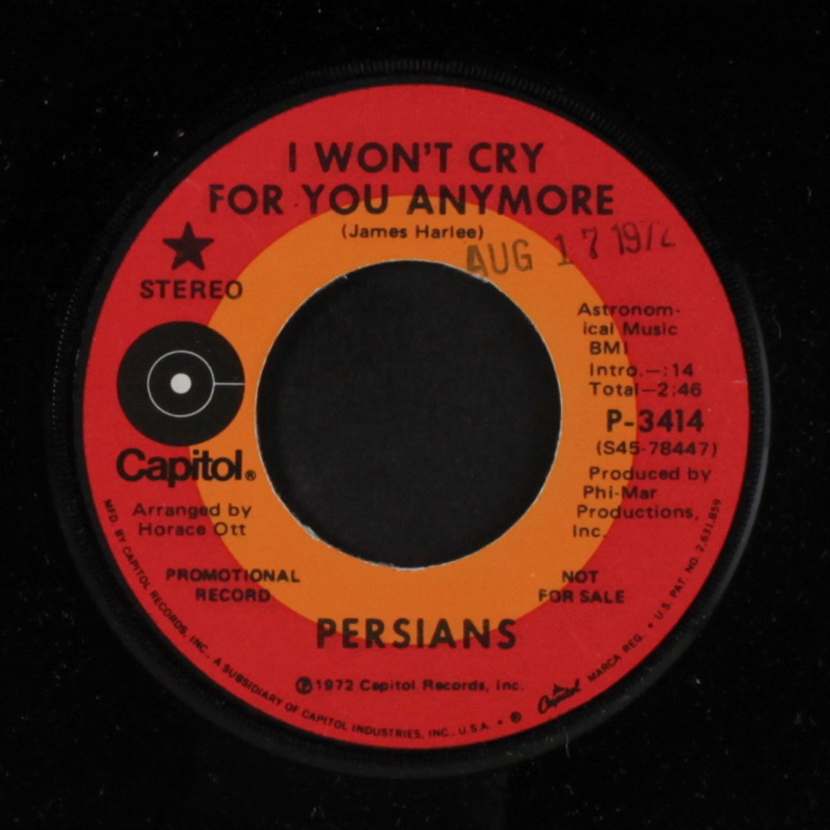 i won't cry for you anymore / mono by PERSIANS