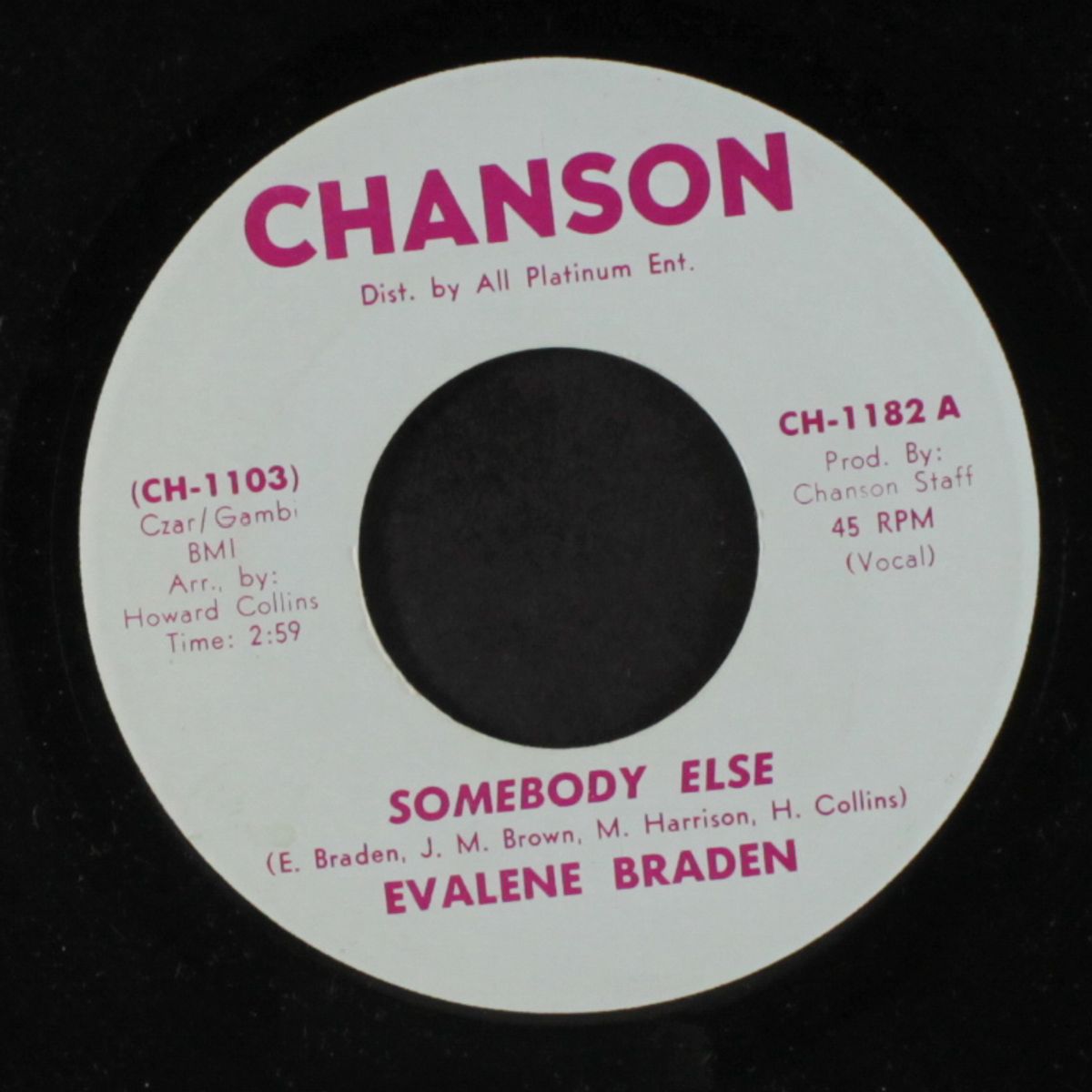 that's what soul is / somebody else by EVALENE BRADEN