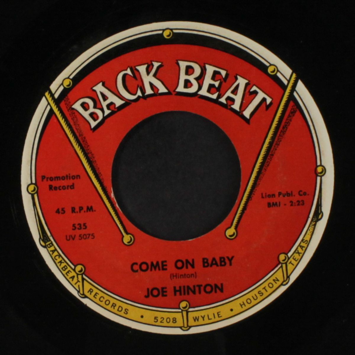 come on baby / the girl in my life by JOE HINTON