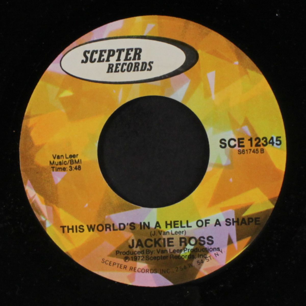 what would you give / this world's in a hell of a place by JACKIE ROSS