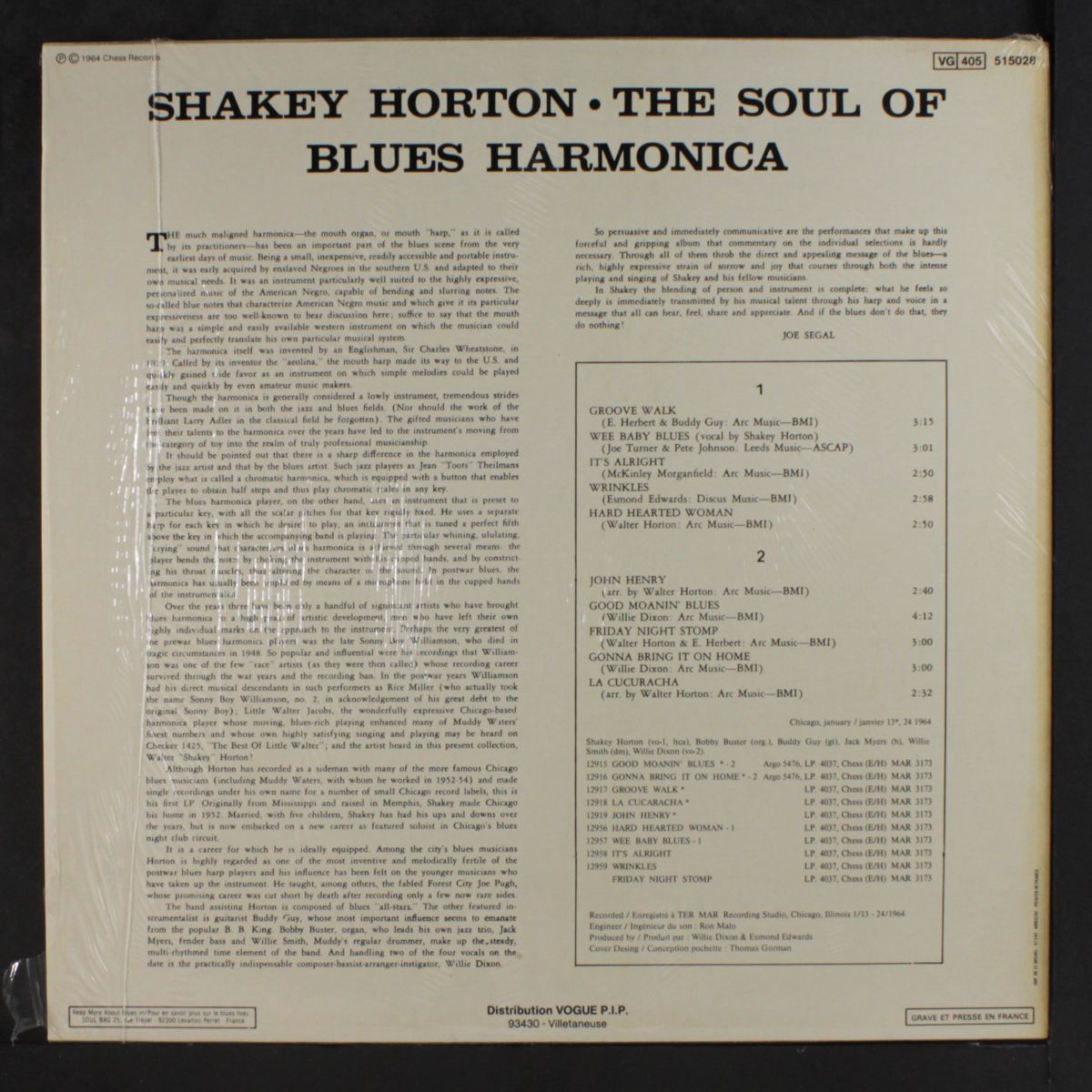 the soul of blues harmonica by SHAKEY HORTON