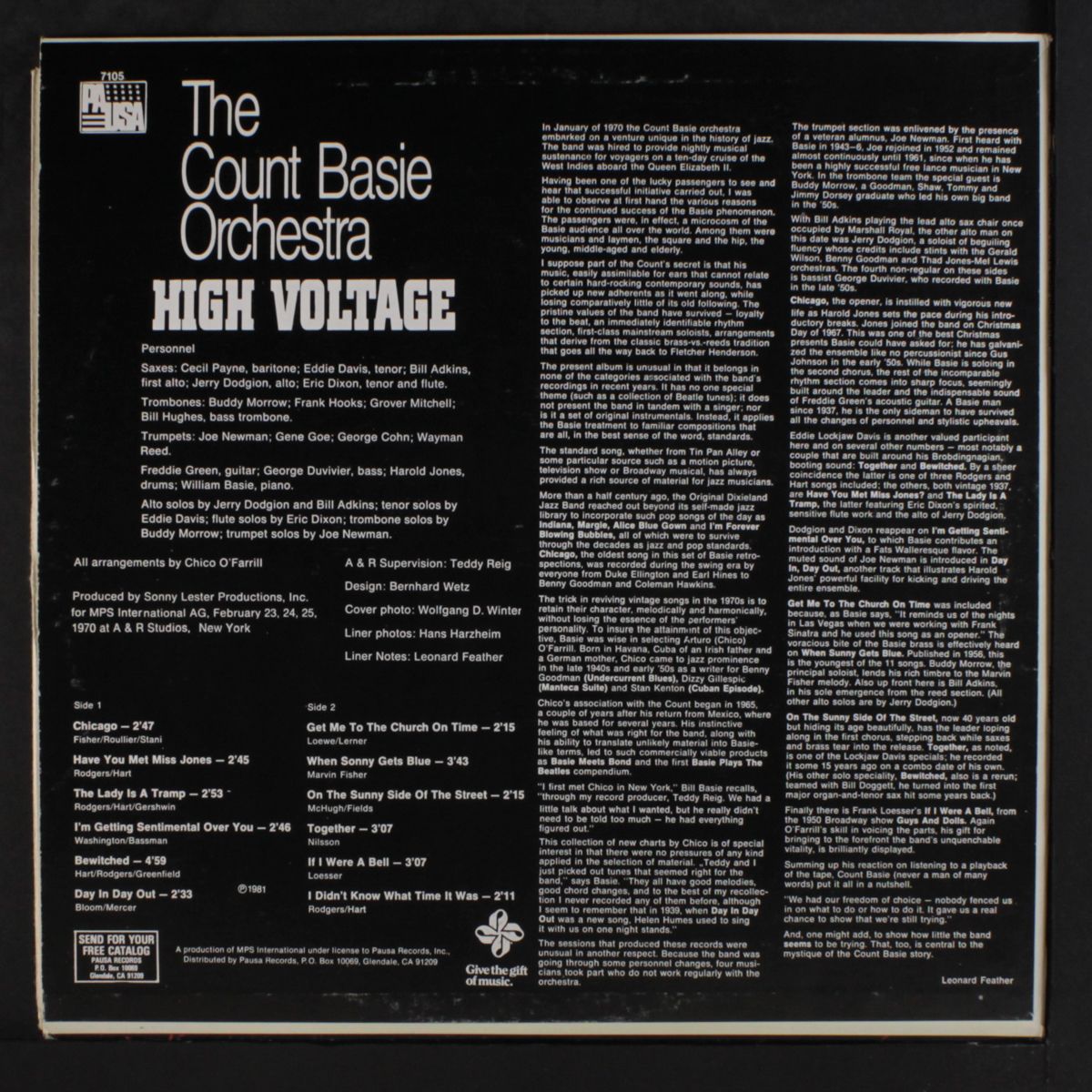 high voltage - basic basie, vol. 2 by COUNT BASIE