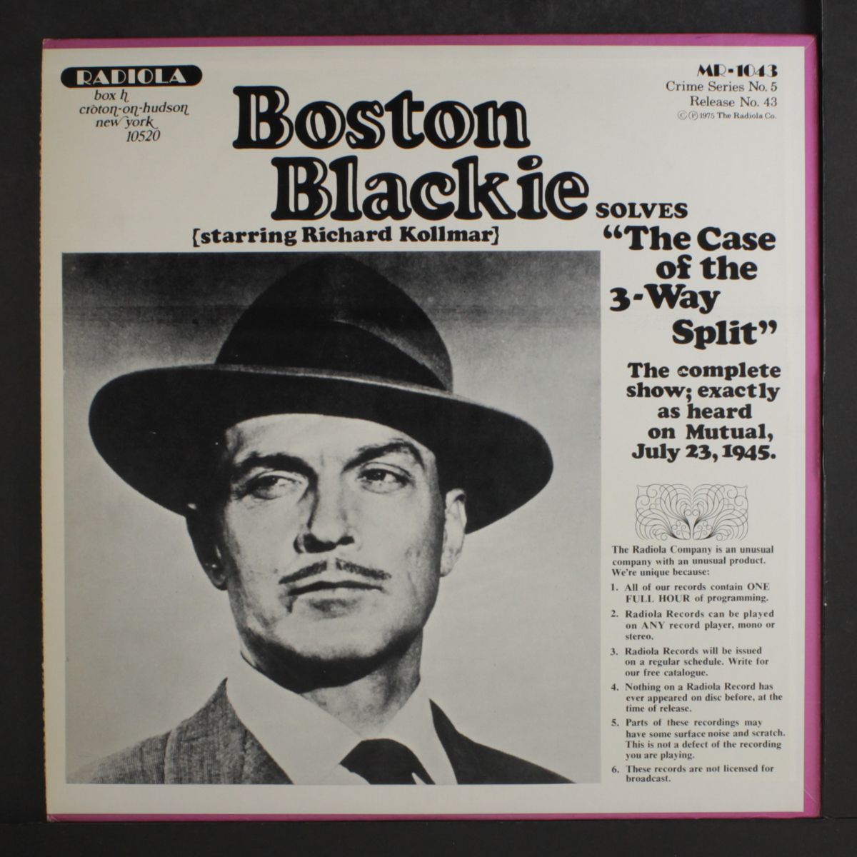 bulldog drummond / boston blackie by ORIGINAL RADIO BROADCAST
