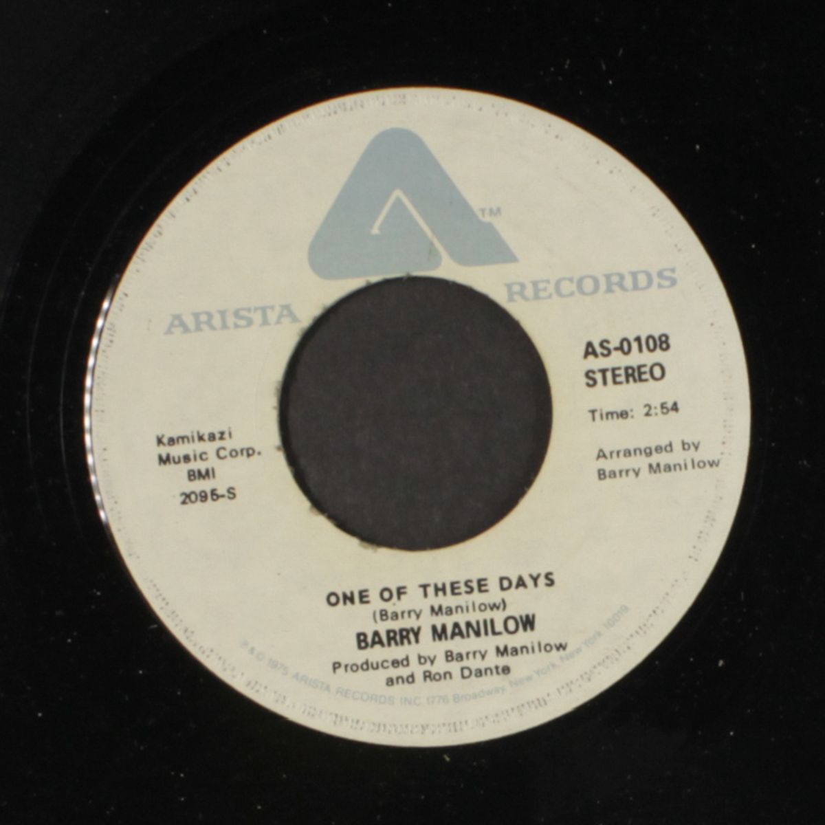 it's a miracle / one of these days by BARRY MANILOW