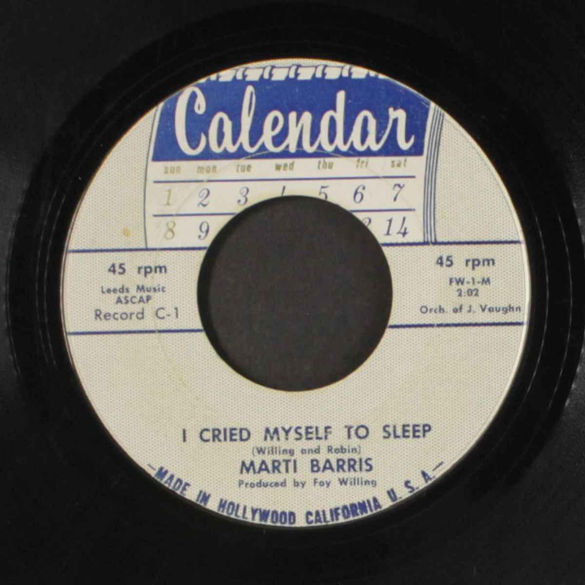 crazy shoes / i cried myself to sleep by MARTI BARRIS