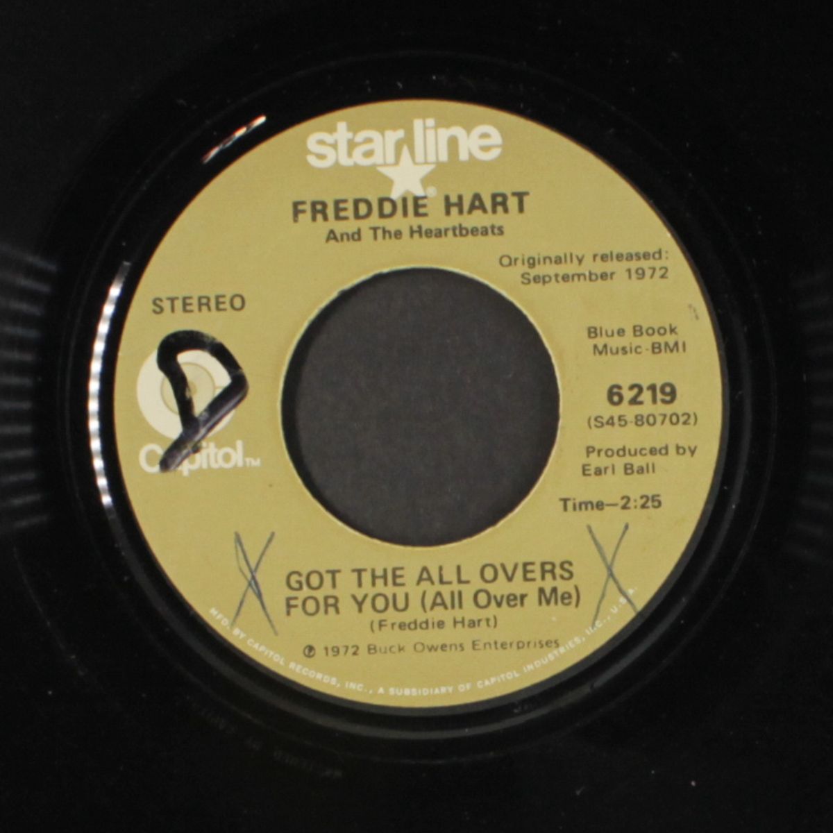 easy loving / got the all overs for you (all over me) by FREDDIE HART