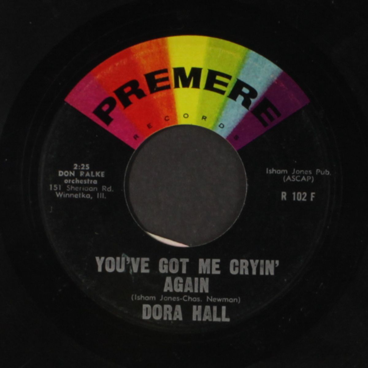 hello faithless / you've got me cryin' again by DORA HALL