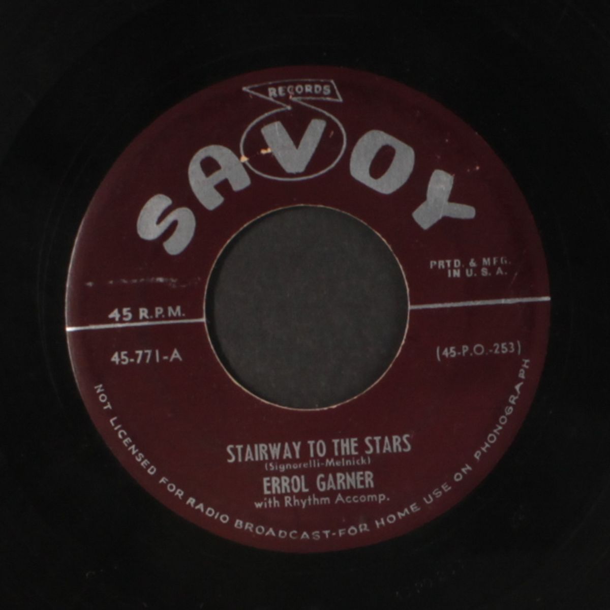 rosalie / stairway to the stars by ERROL GARNER