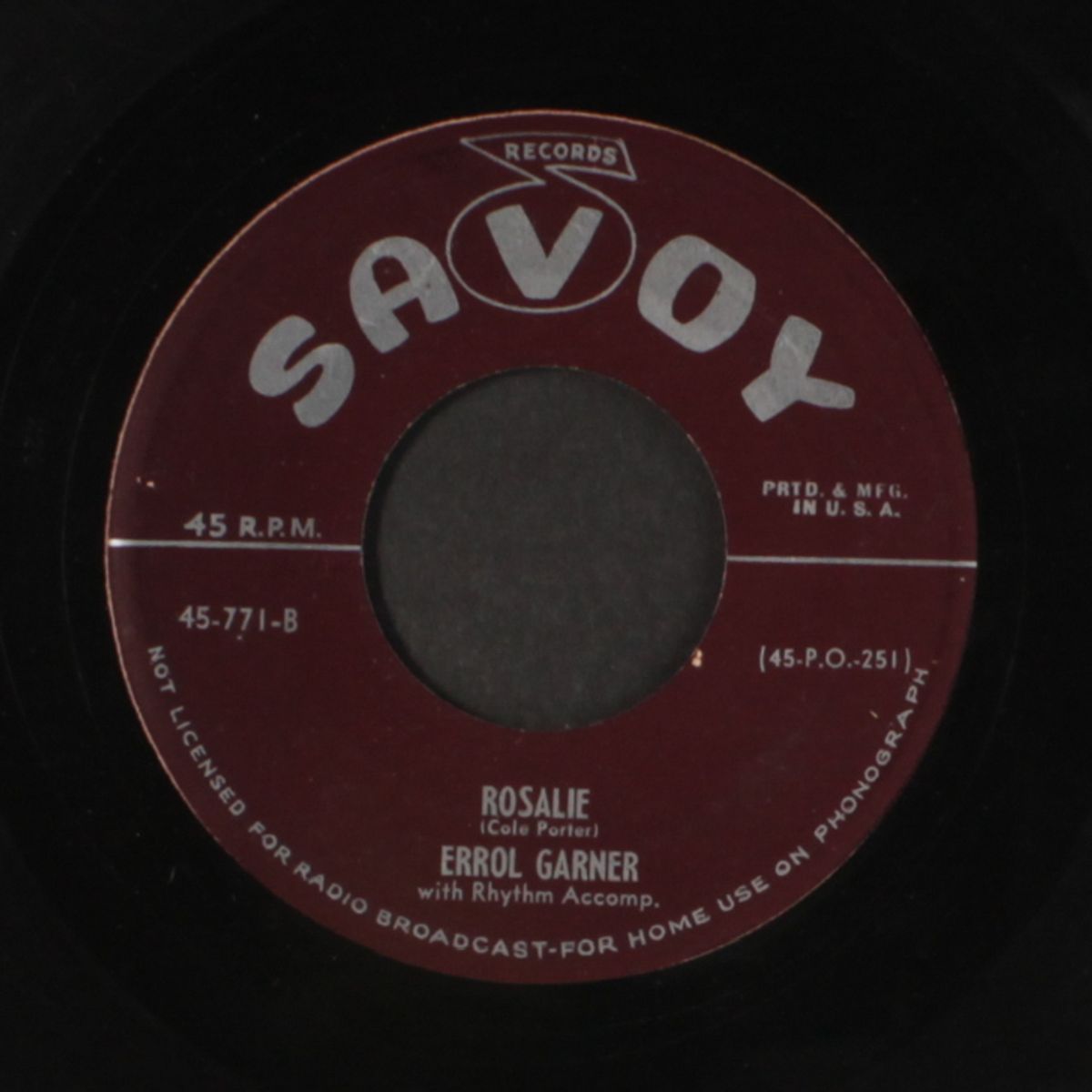rosalie / stairway to the stars by ERROL GARNER