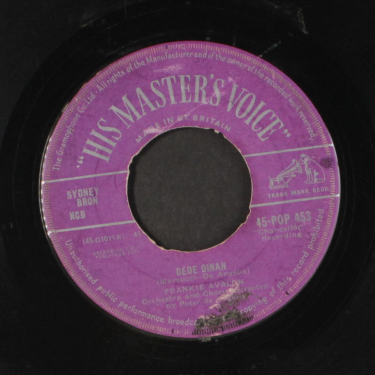 dede dinah / ooh la la by FRANKIE AVALON