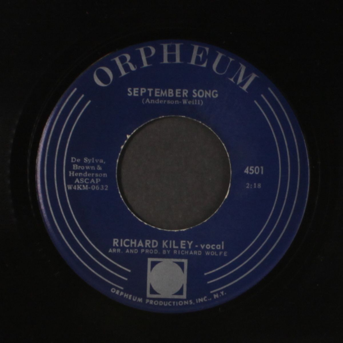 little children / september song by RICHARD KILEY