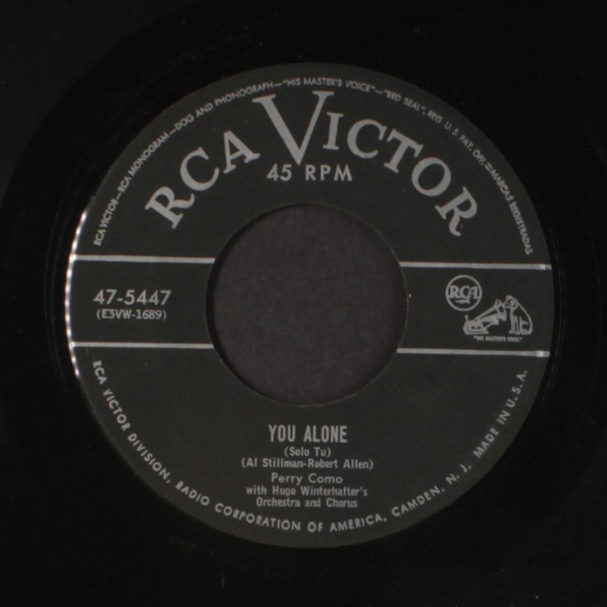 you alone / pa-paya mama by PERRY COMO