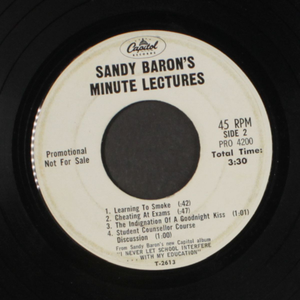 minute lectures by SANDY BARON