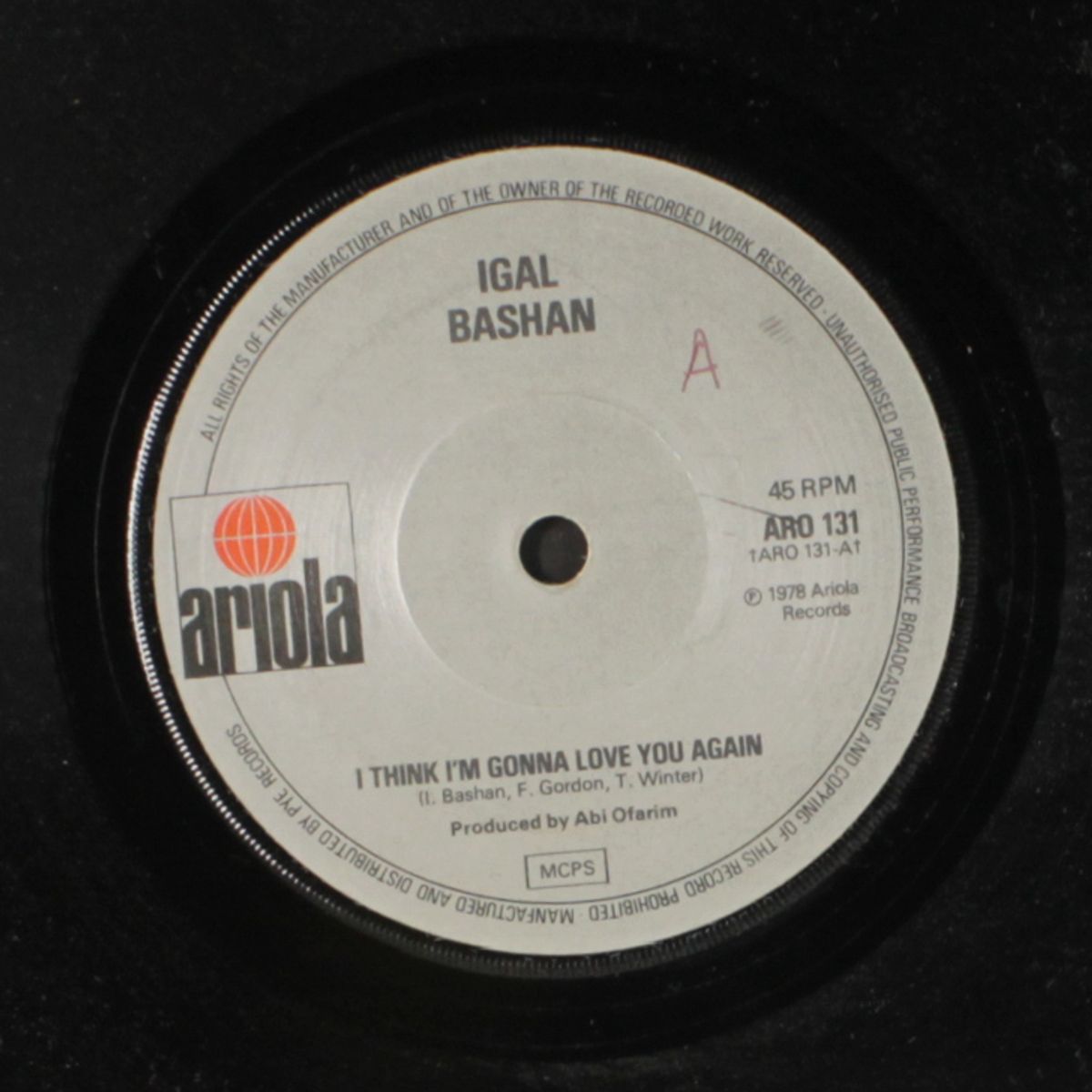 i think i'm gonna love you again / sing it like a bird by IGAL BASHAN