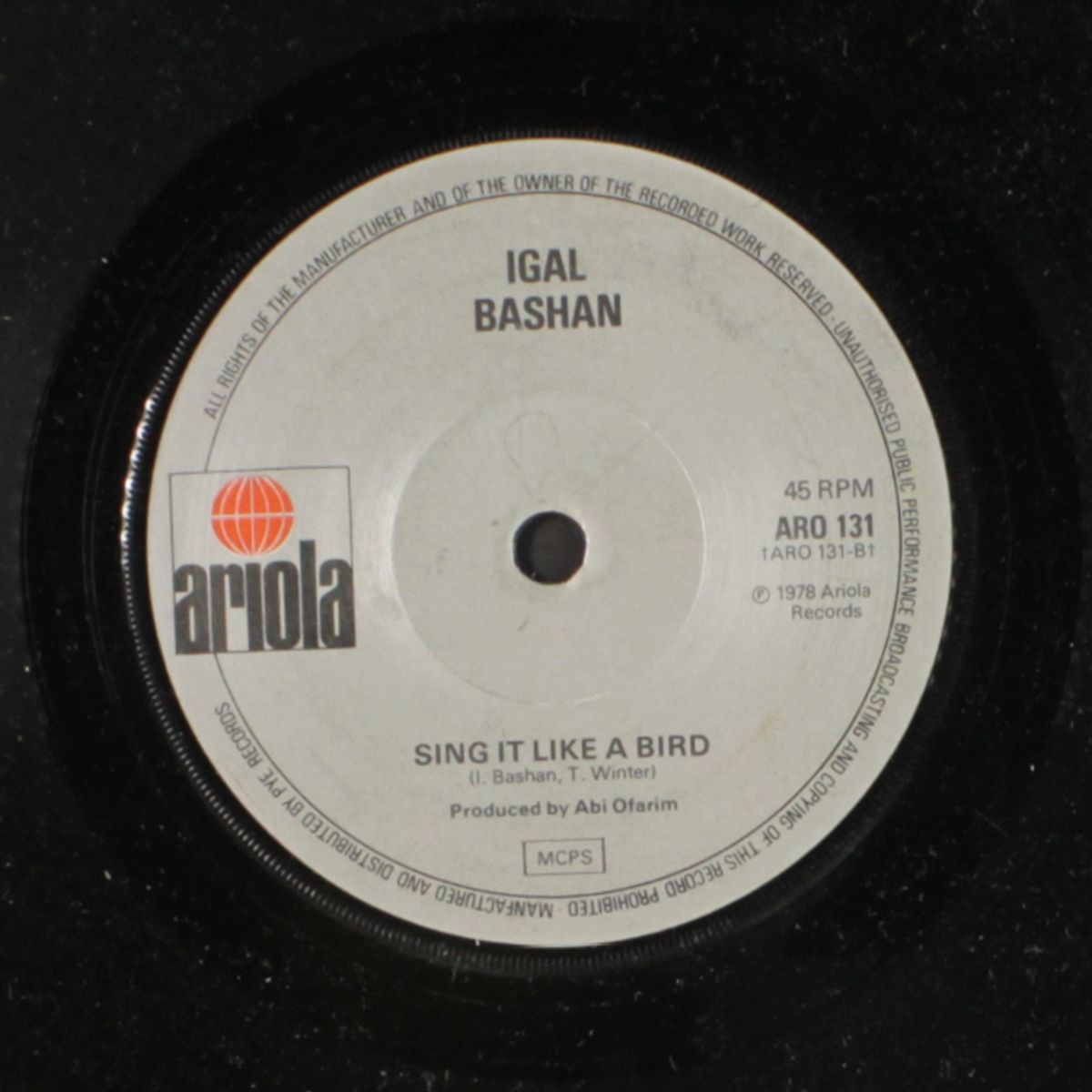 i think i'm gonna love you again / sing it like a bird by IGAL BASHAN