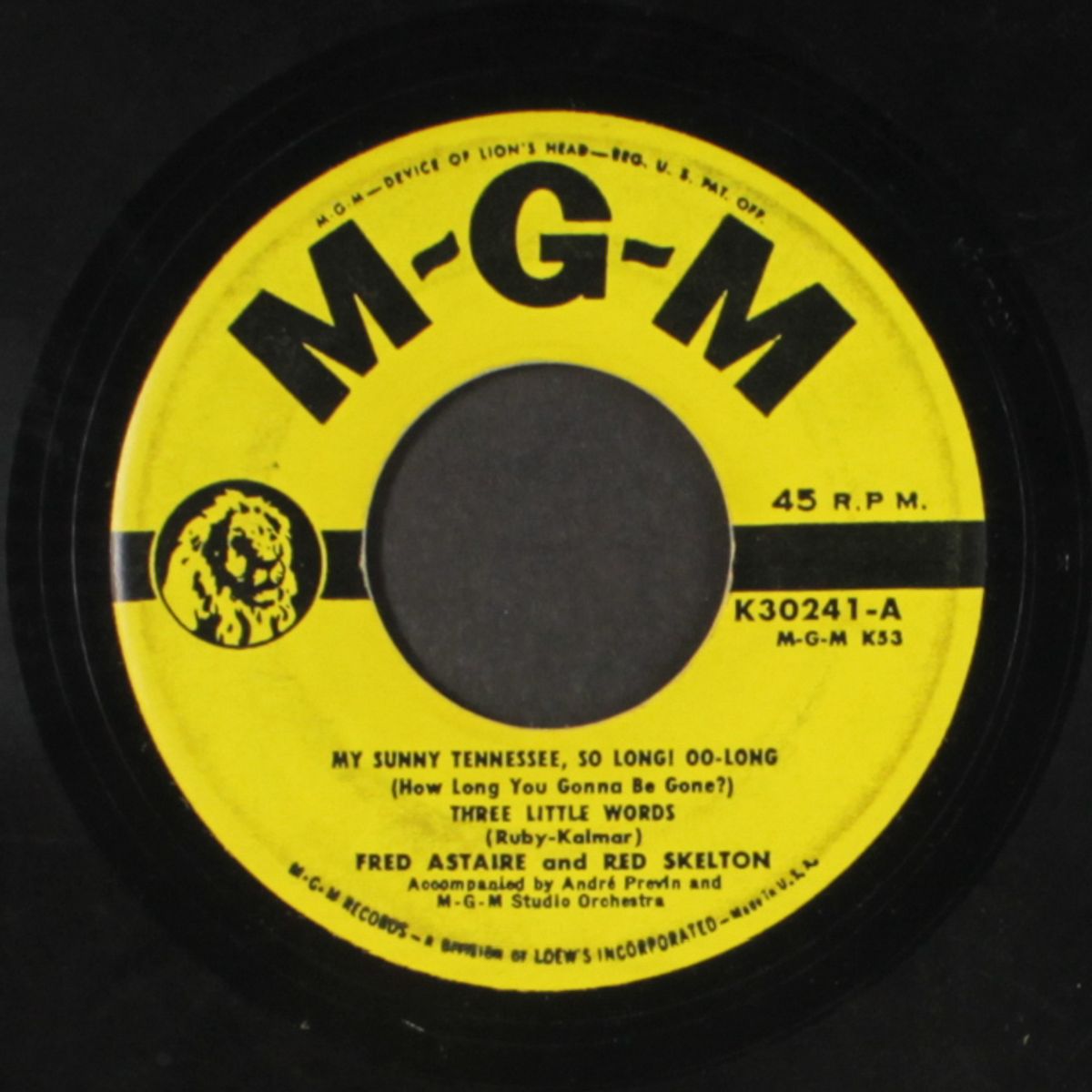 my sunny tennessee so long oo-long by FRED ASTAIRE