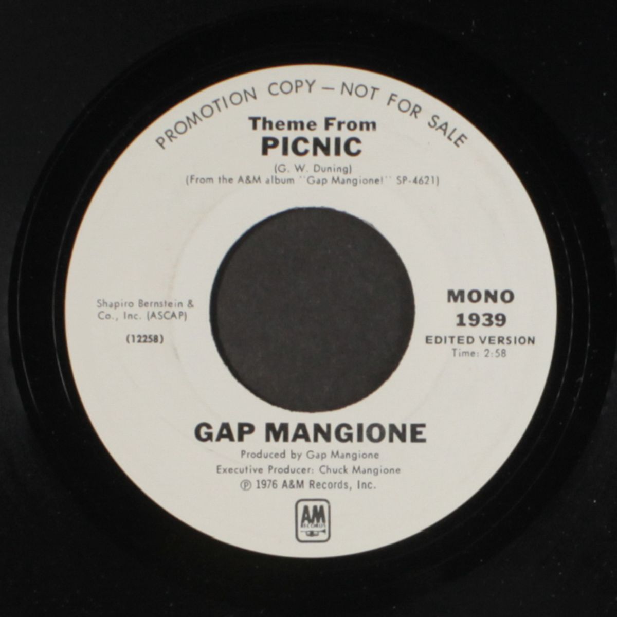theme from picnic / mono by GAP MANGIONE