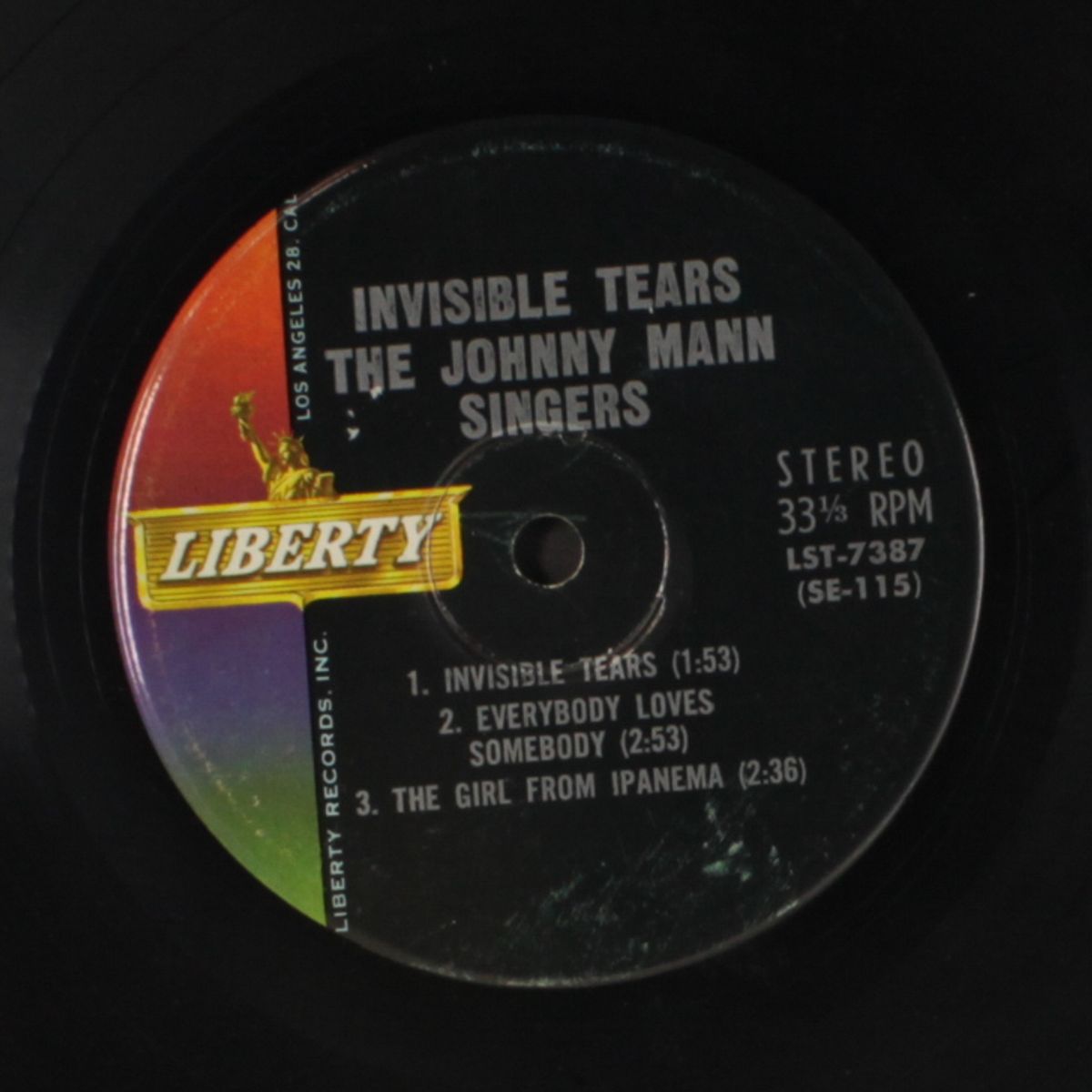 invisible tears by JOHNNY MANN SINGERS