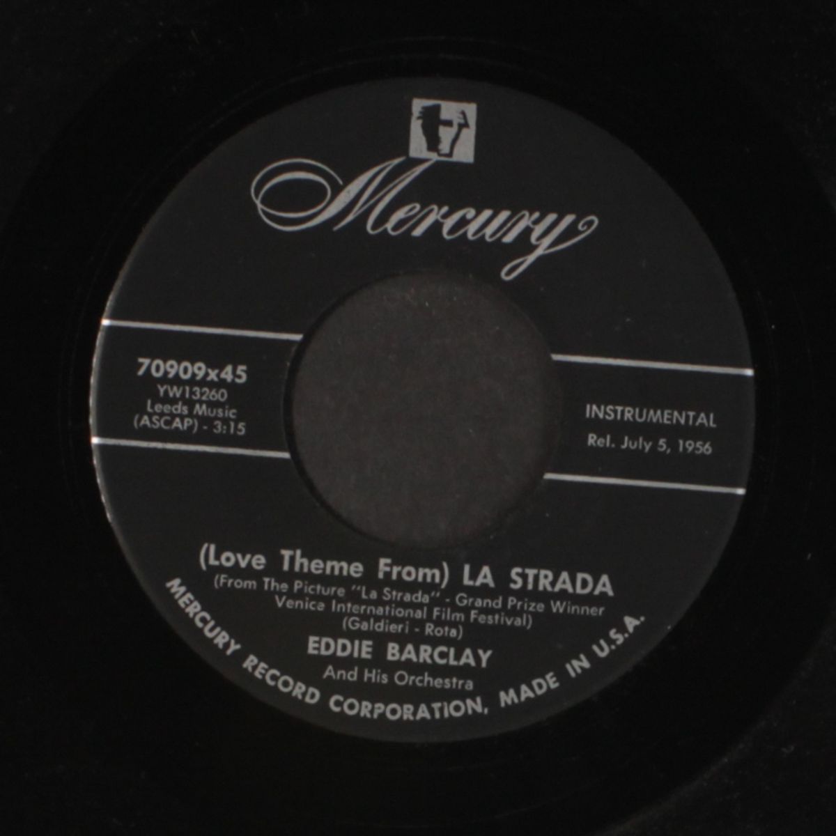 zampano / la strada by EDDIE BARCLAY