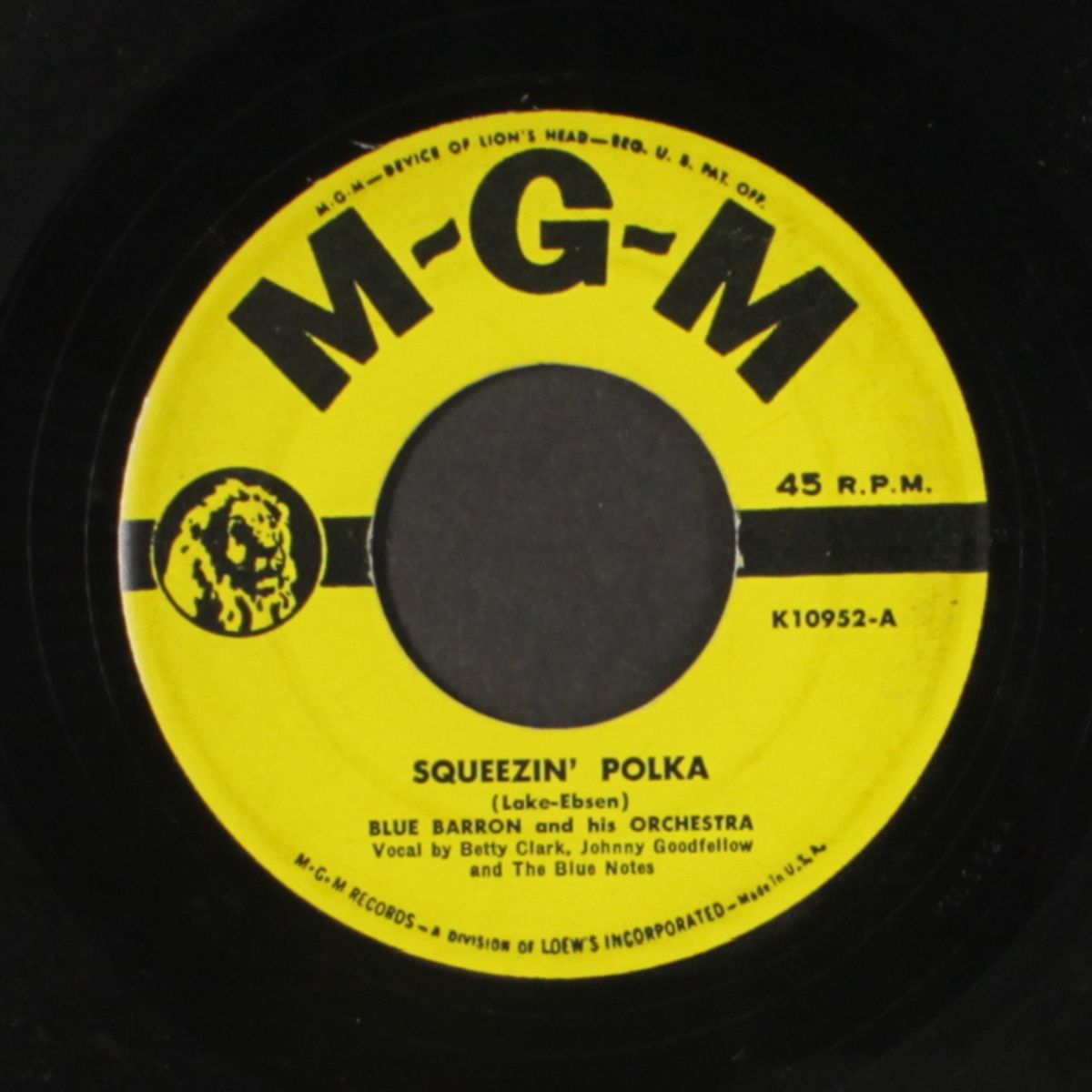 squeezin' polka by BLUE BARRON