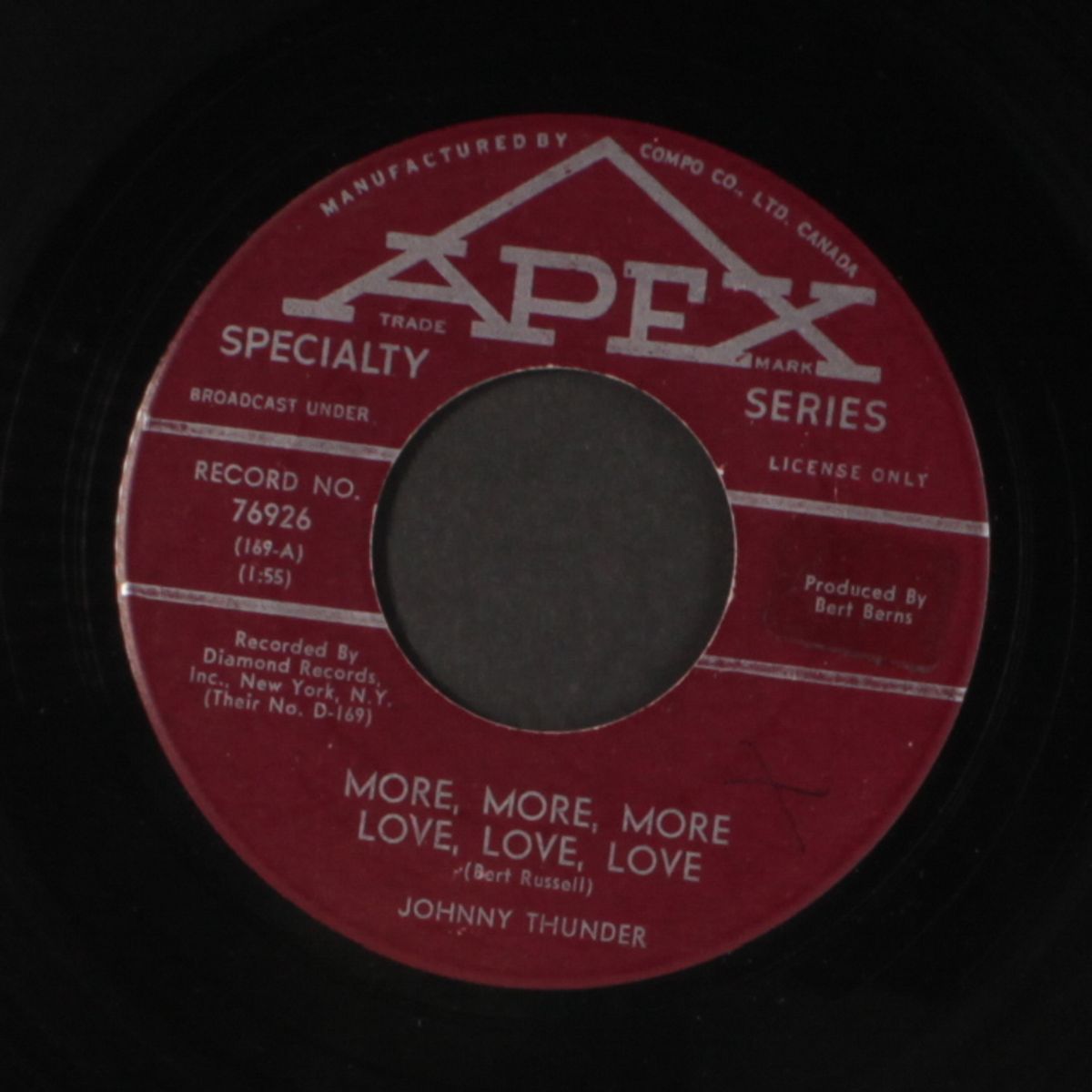 more, more, more, love, love, love / shout it to the world by JOHNNY THUNDER