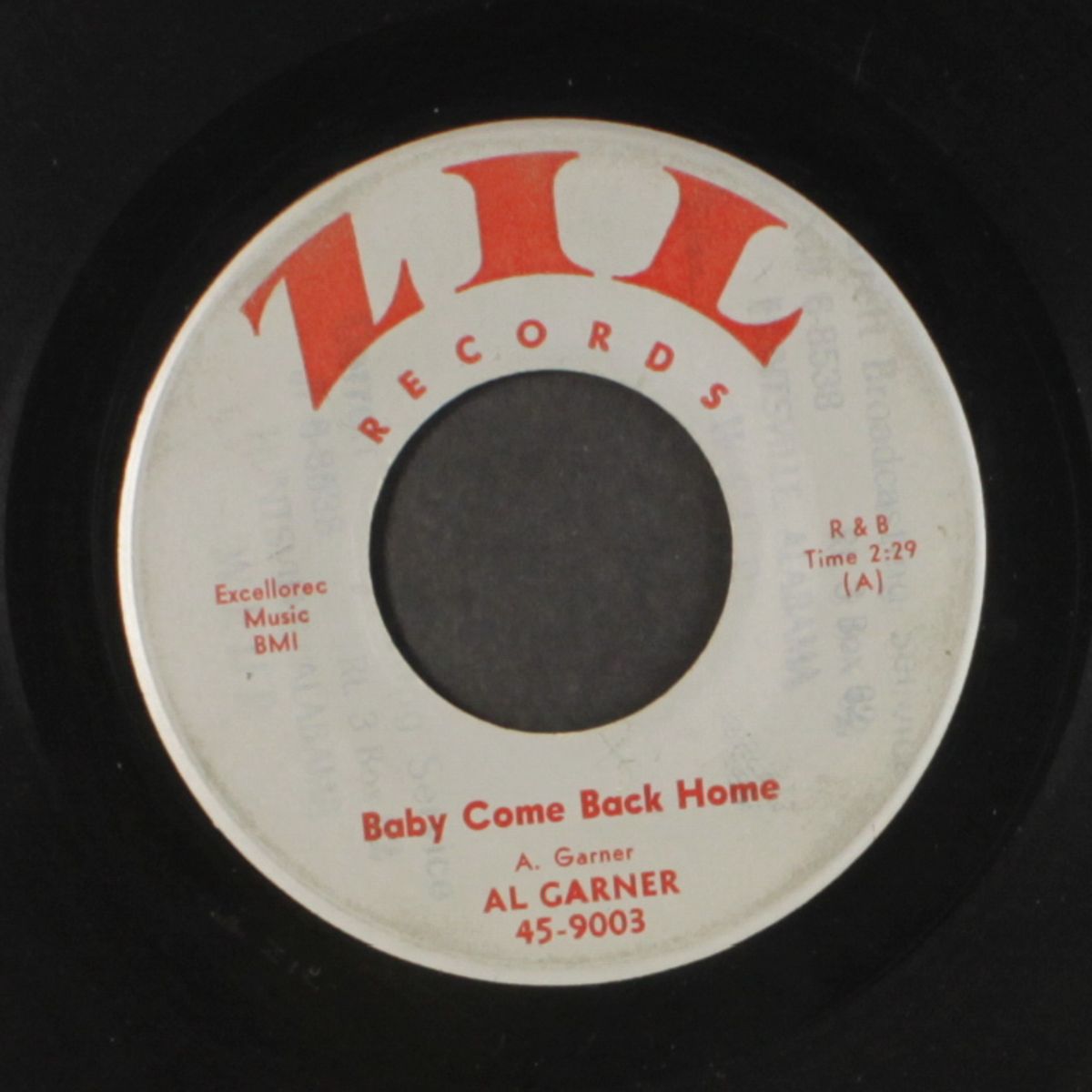 baby come back home / leavin tennessee by AL GARNER