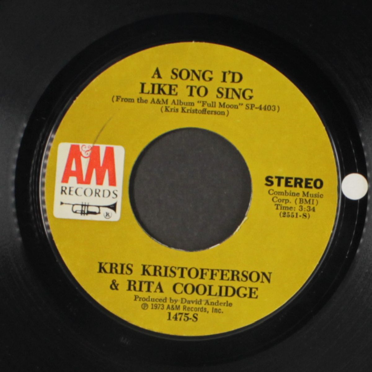 a song i'd like to sing by KRIS KRISTOFFERSON & RITA COOLIDGE
