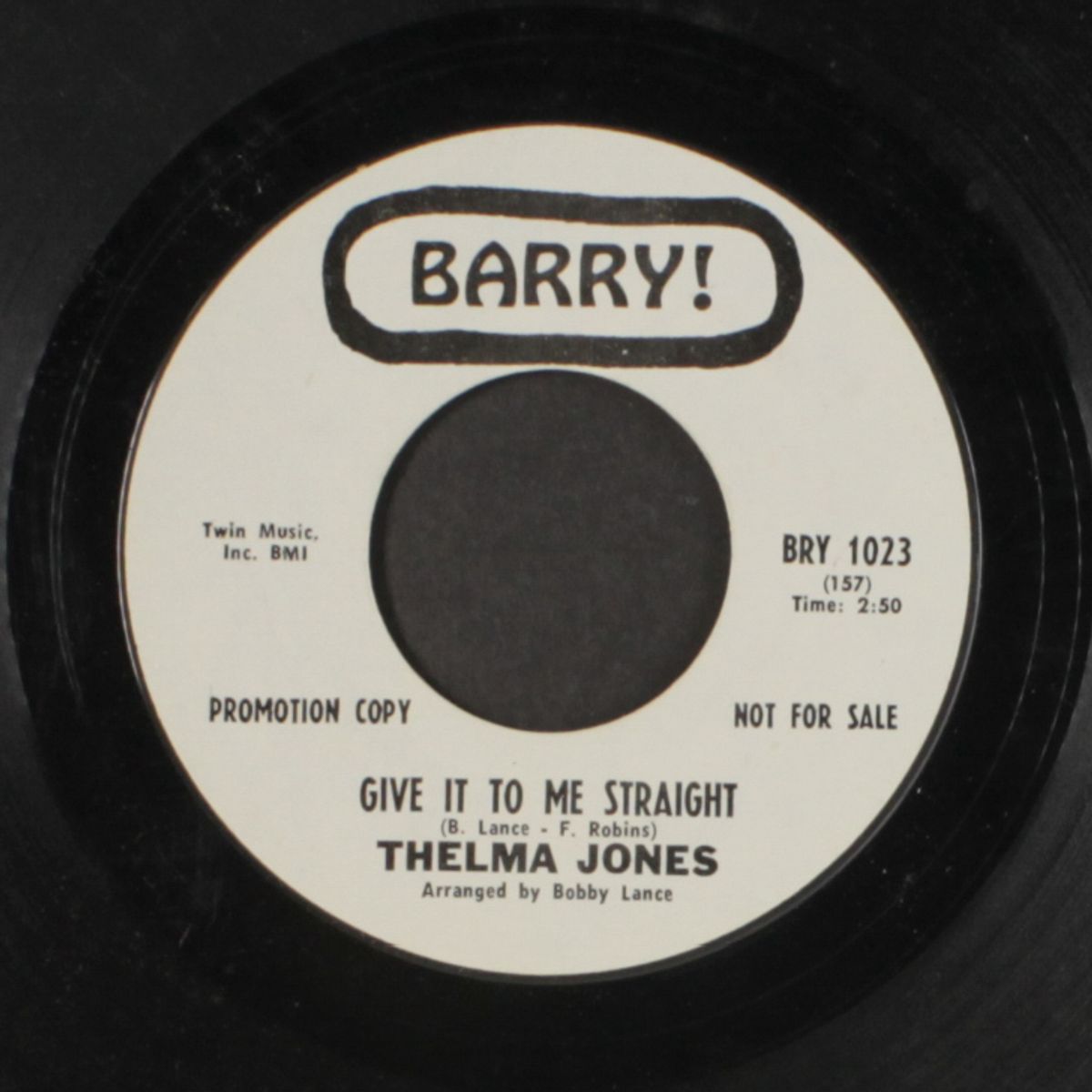 the house that jack built / give it to me straight by THELMA JONES