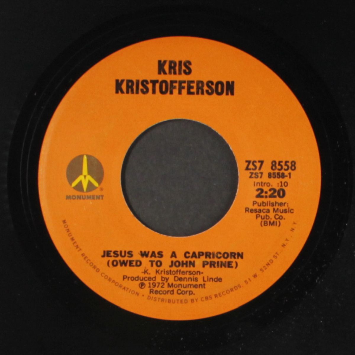 jesus was a capricorn by KRIS KRISTOFFERSON