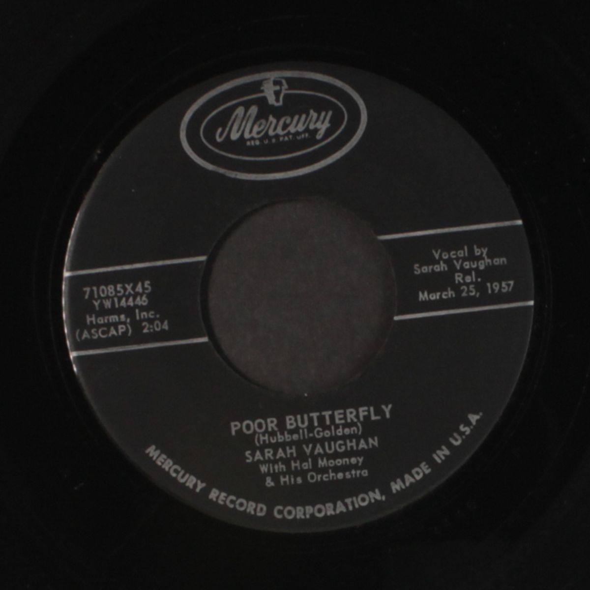 give me one more day / poor butterfly by SARAH VAUGHAN