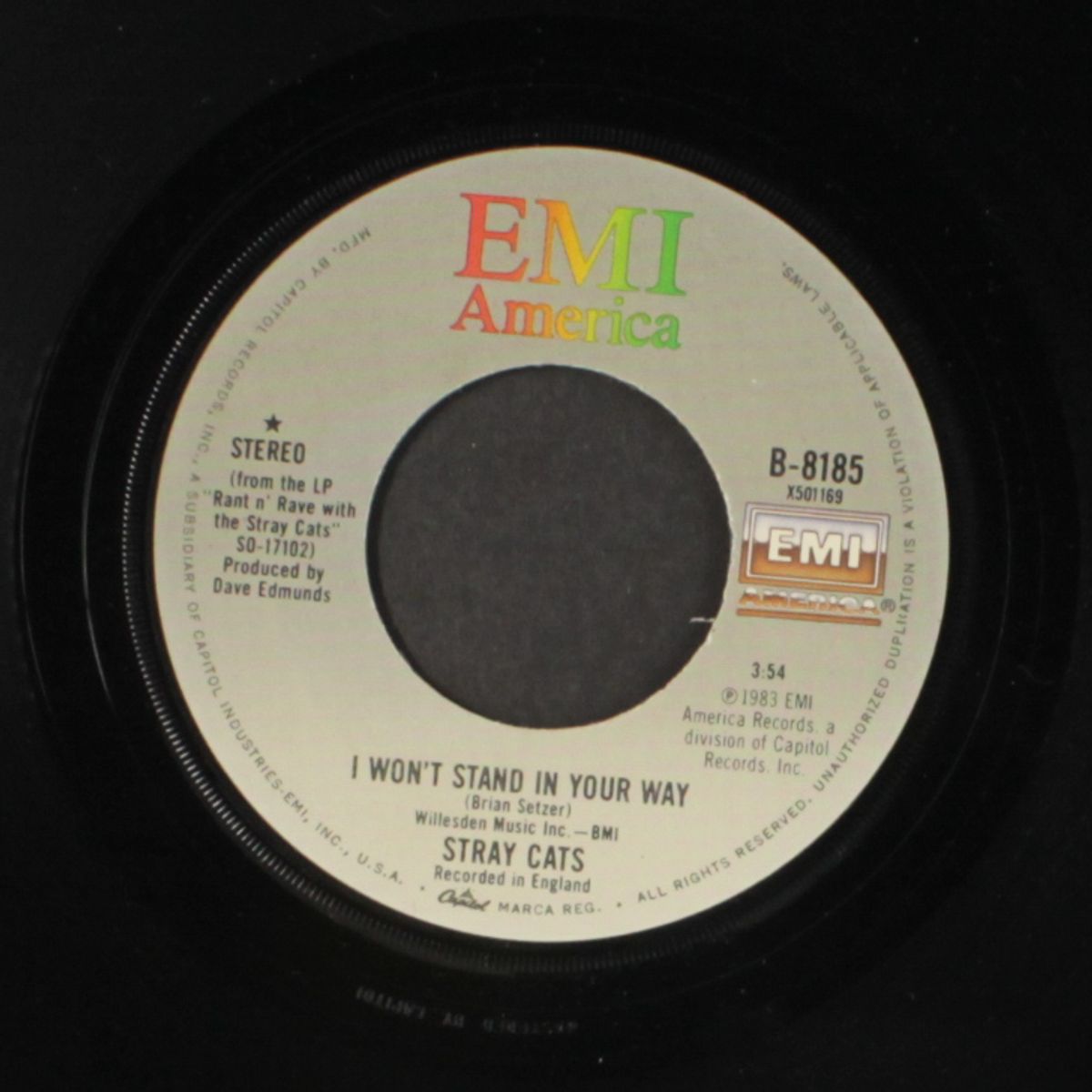 i won't stand in your way / a capella by STRAY CATS