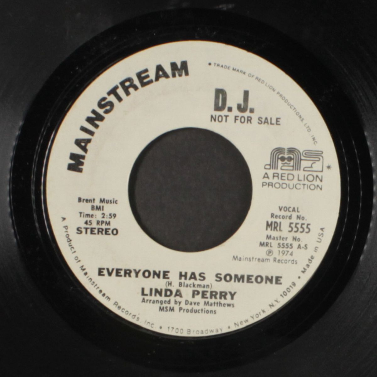 everyone has someone / mono by LINDA PERRY