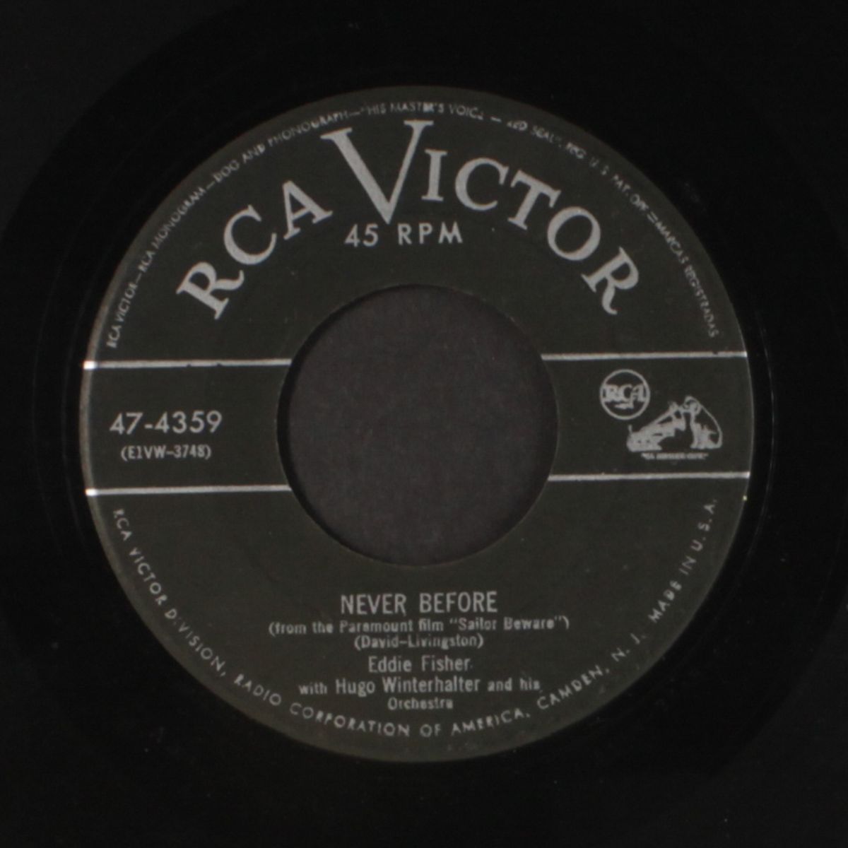 never before by EDDIE FISHER