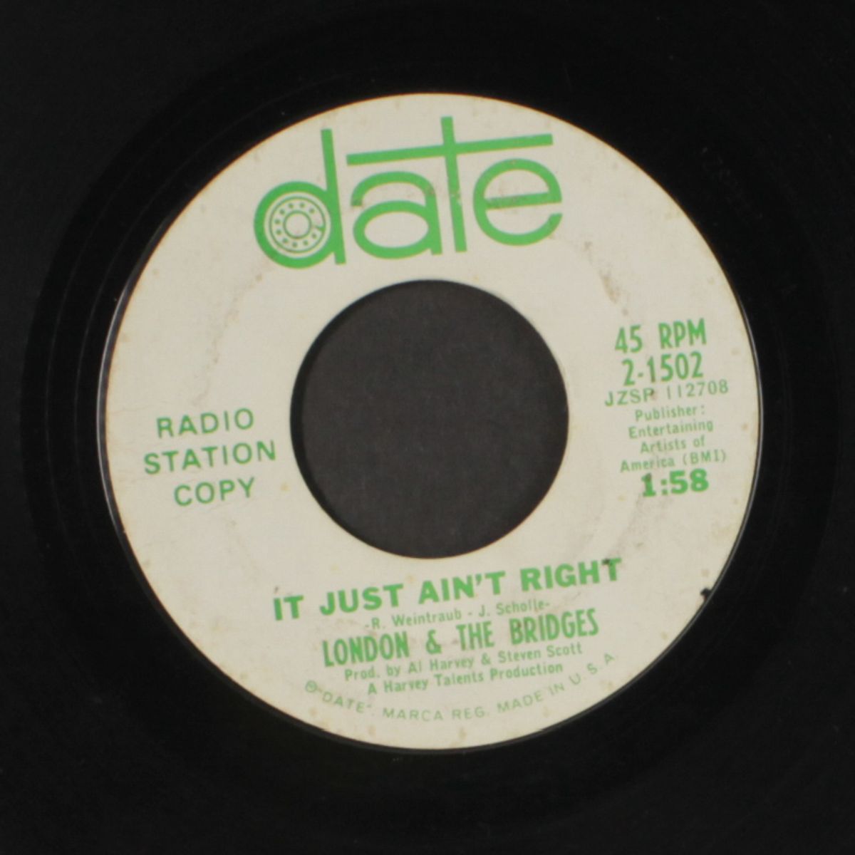 leave her alone / it just ain't right by LONDON & BRIDGES