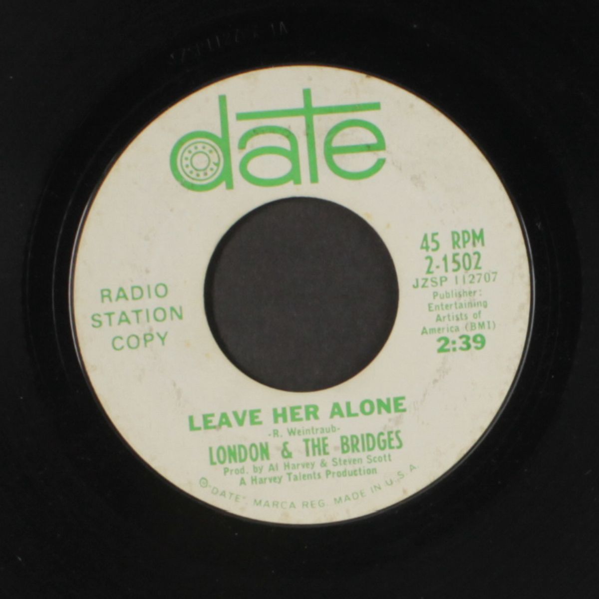 leave her alone / it just ain't right by LONDON & BRIDGES