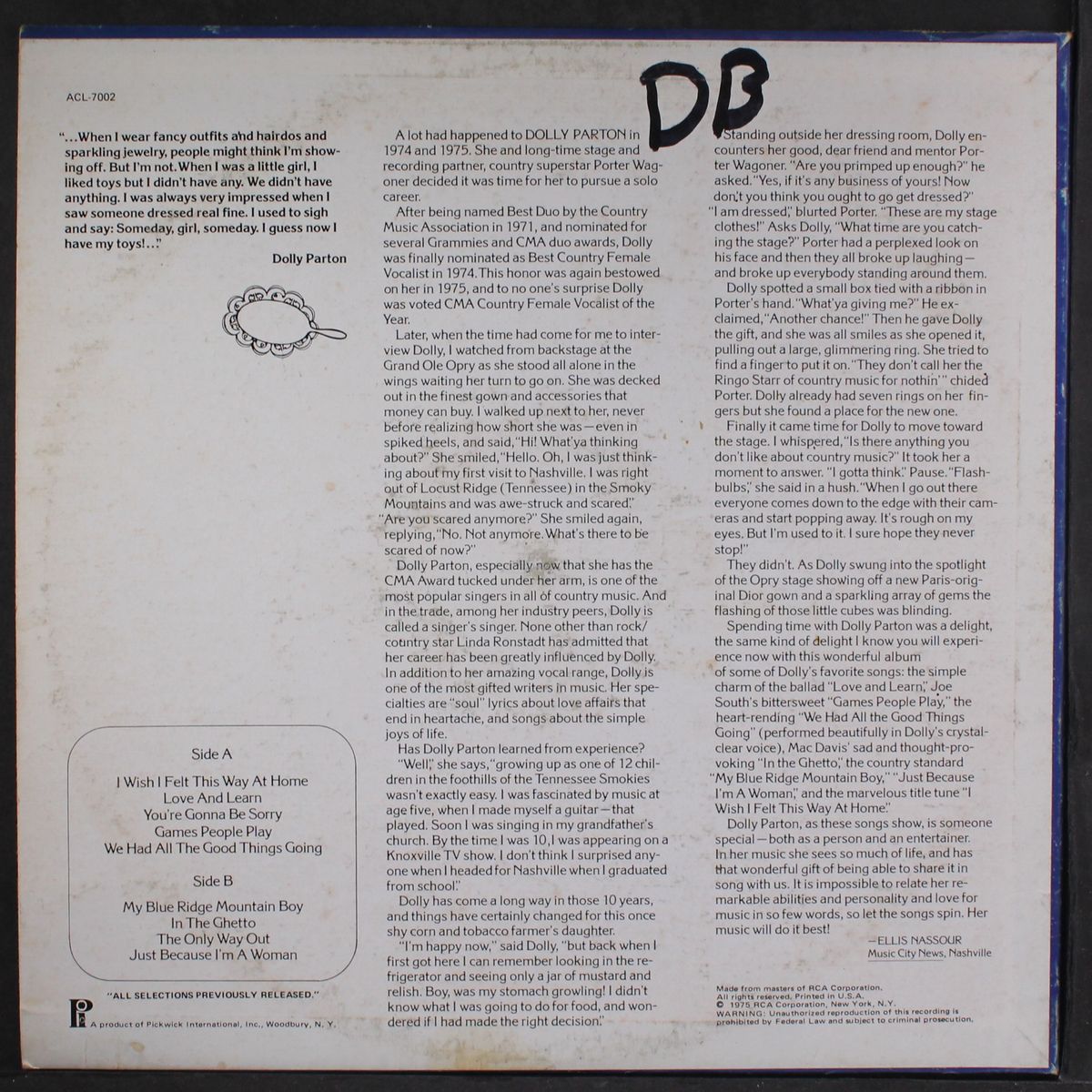 i wish i felt this way at home by DOLLY PARTON