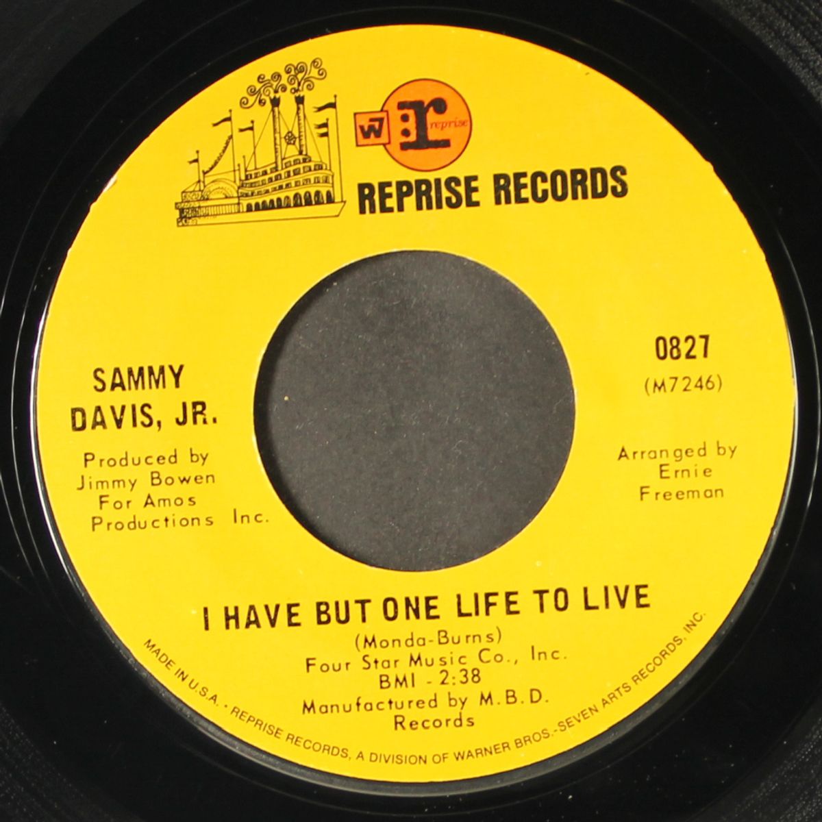 i have but one life to live by SAMMY DAVIS, JR.