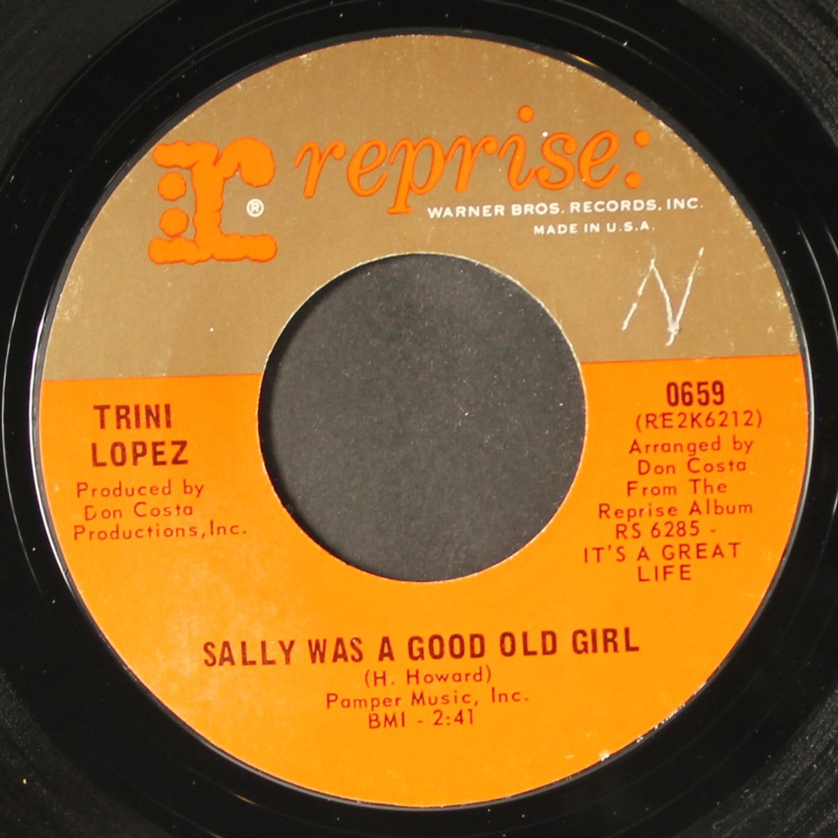 sally was a good old girl by TRINI LOPEZ