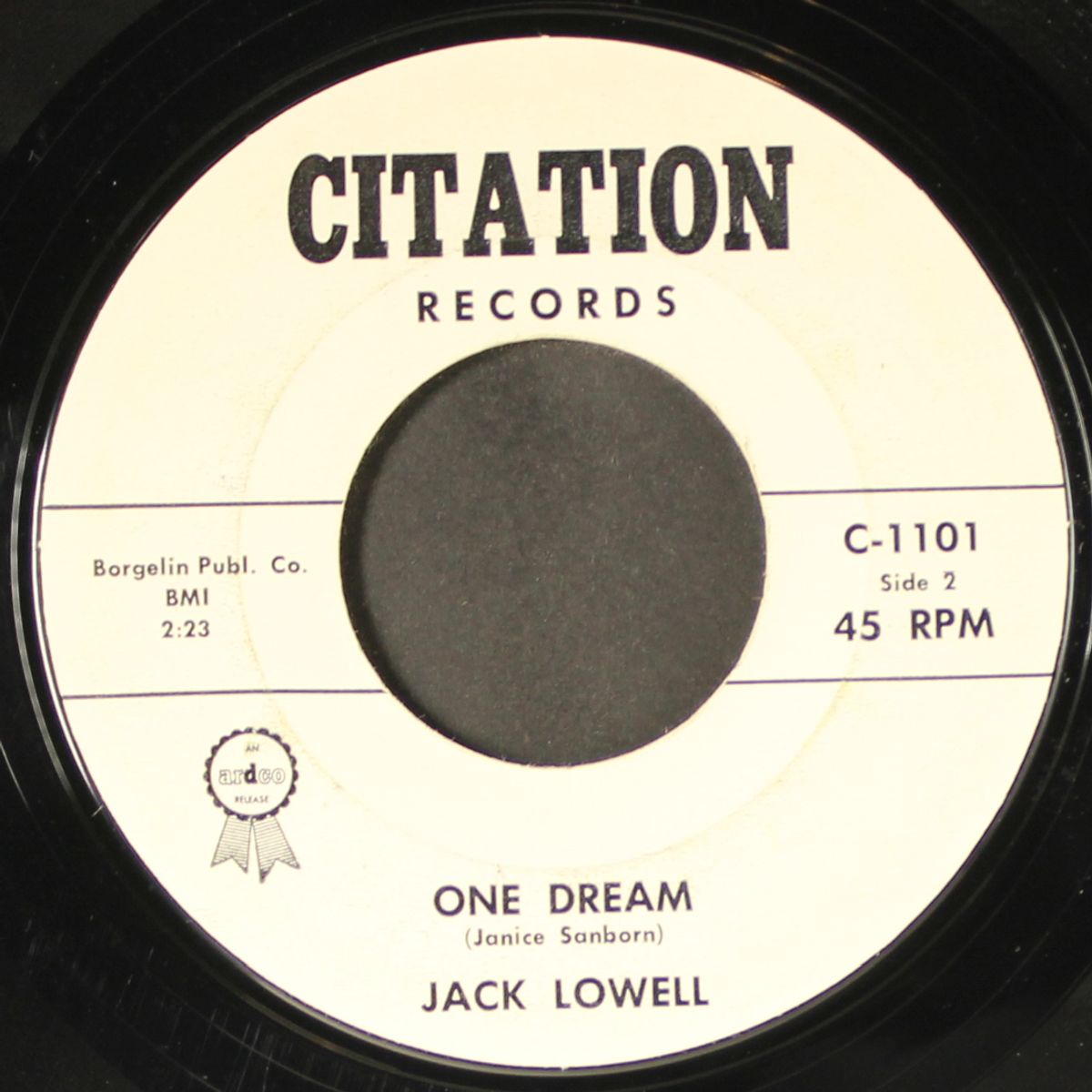 tennessee saturday night / one dream by JACK LOWELL