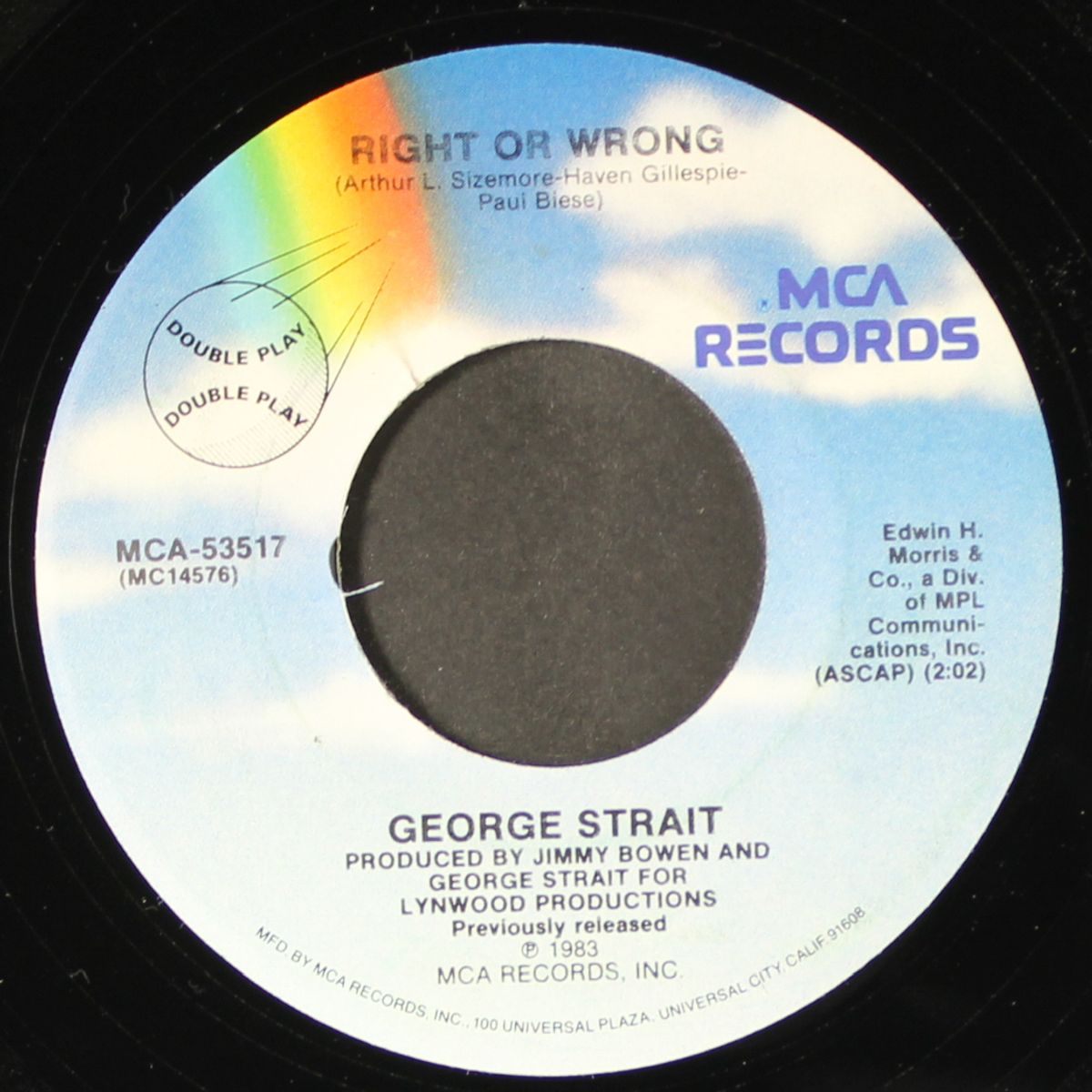 right or wrong / let's fall the pieces together by GEORGE STRAIT