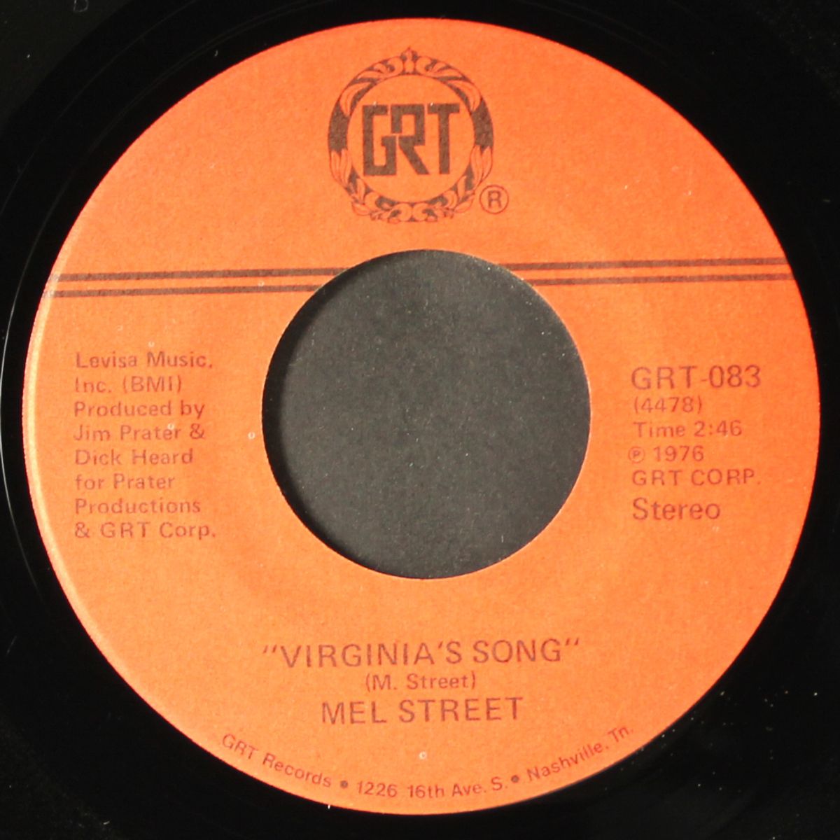 looking out my window through the pain / virginia's song by MEL STREET