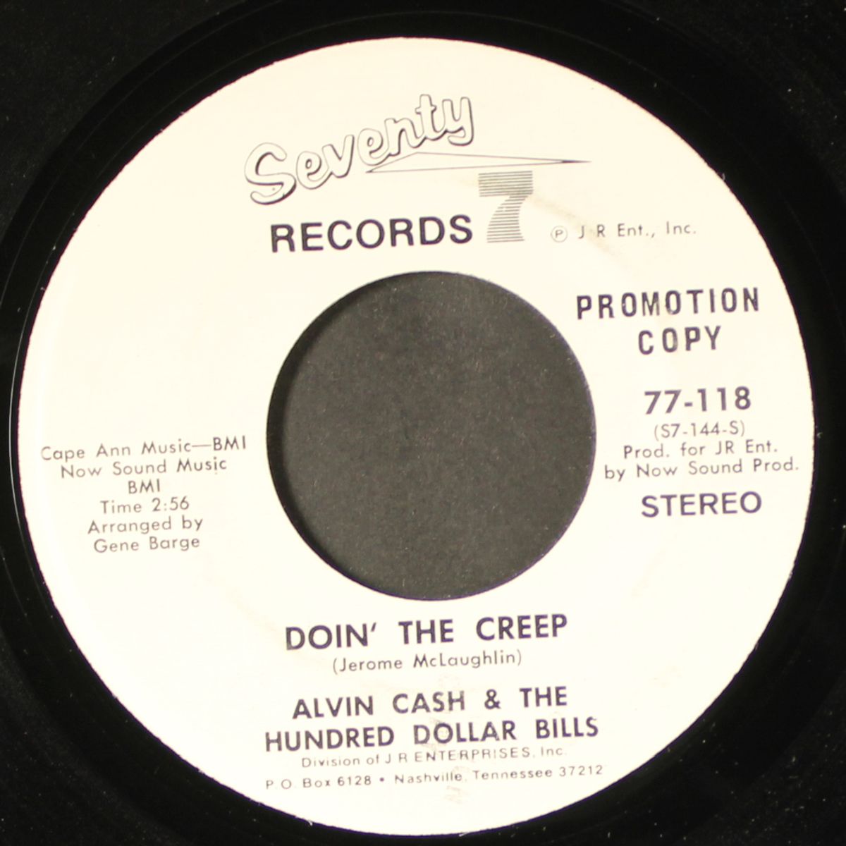 doin' the creep / mono by ALVIN CASH