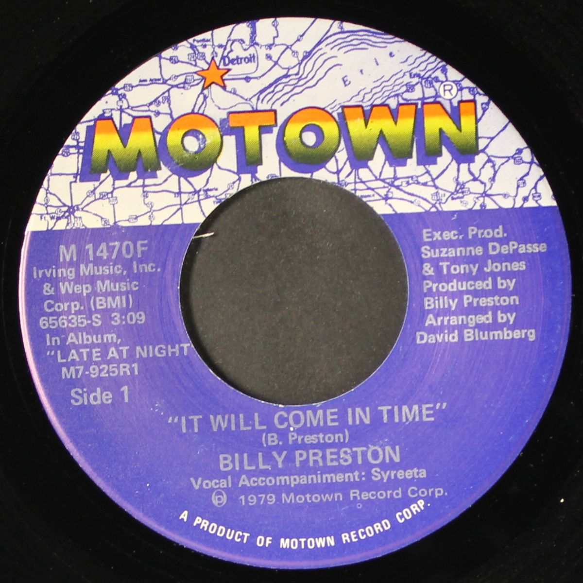 it will come in time / all i wanted is you by BILLY PRESTON
