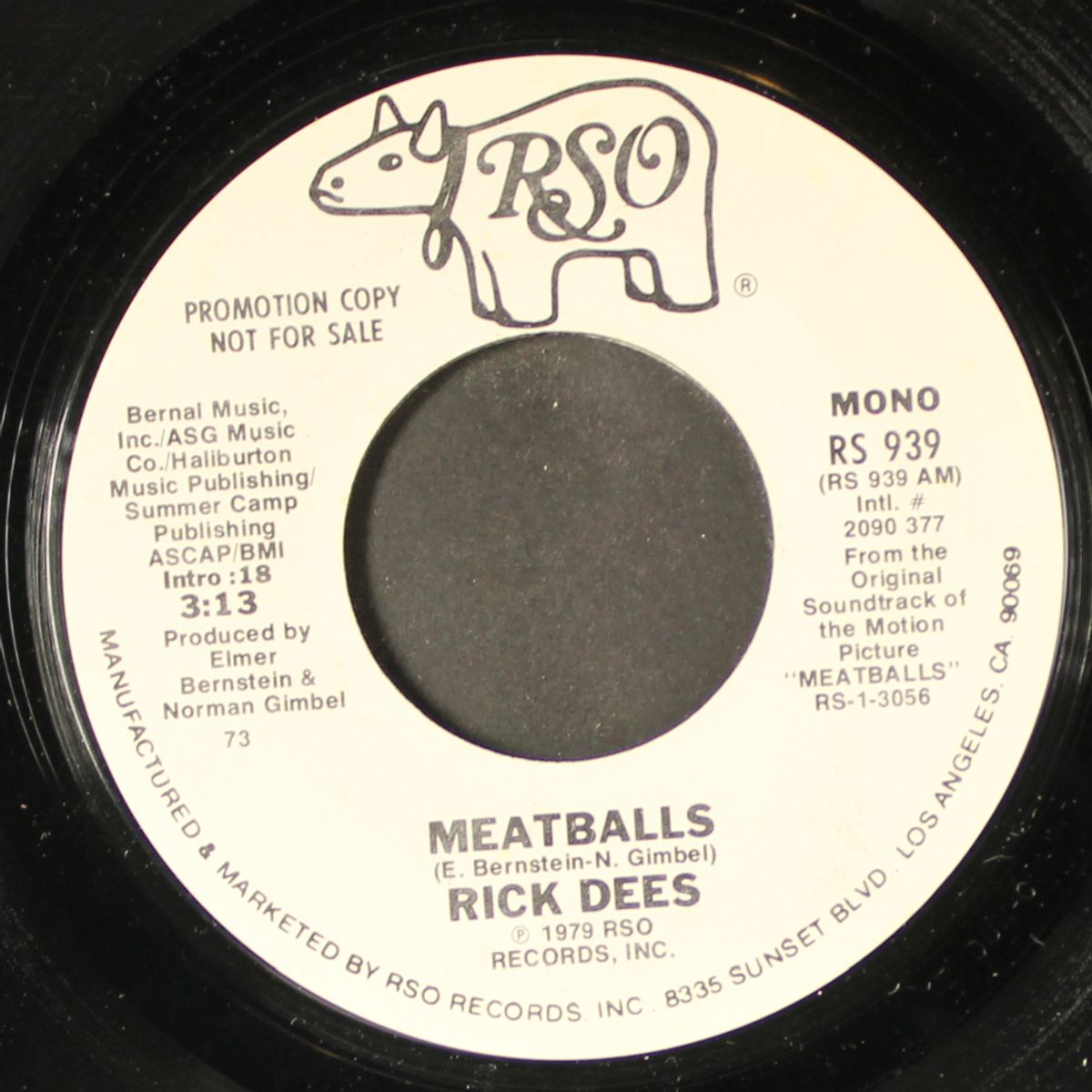 meatballs / mono by RICK DEES & HIS CAST OF IDIOTS