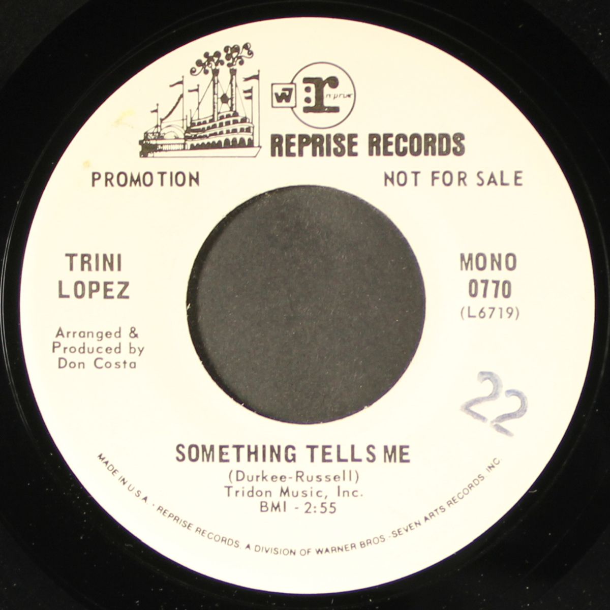 malaguena salerosa / something tells me by TRINI LOPEZ