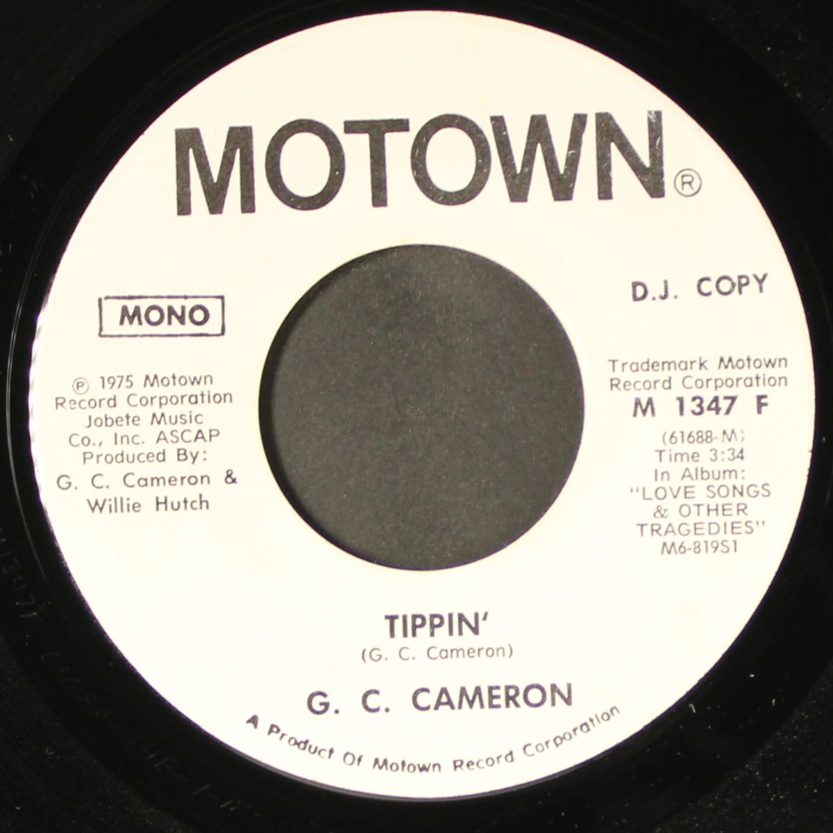 tippin' / mono by G.C. CAMERON