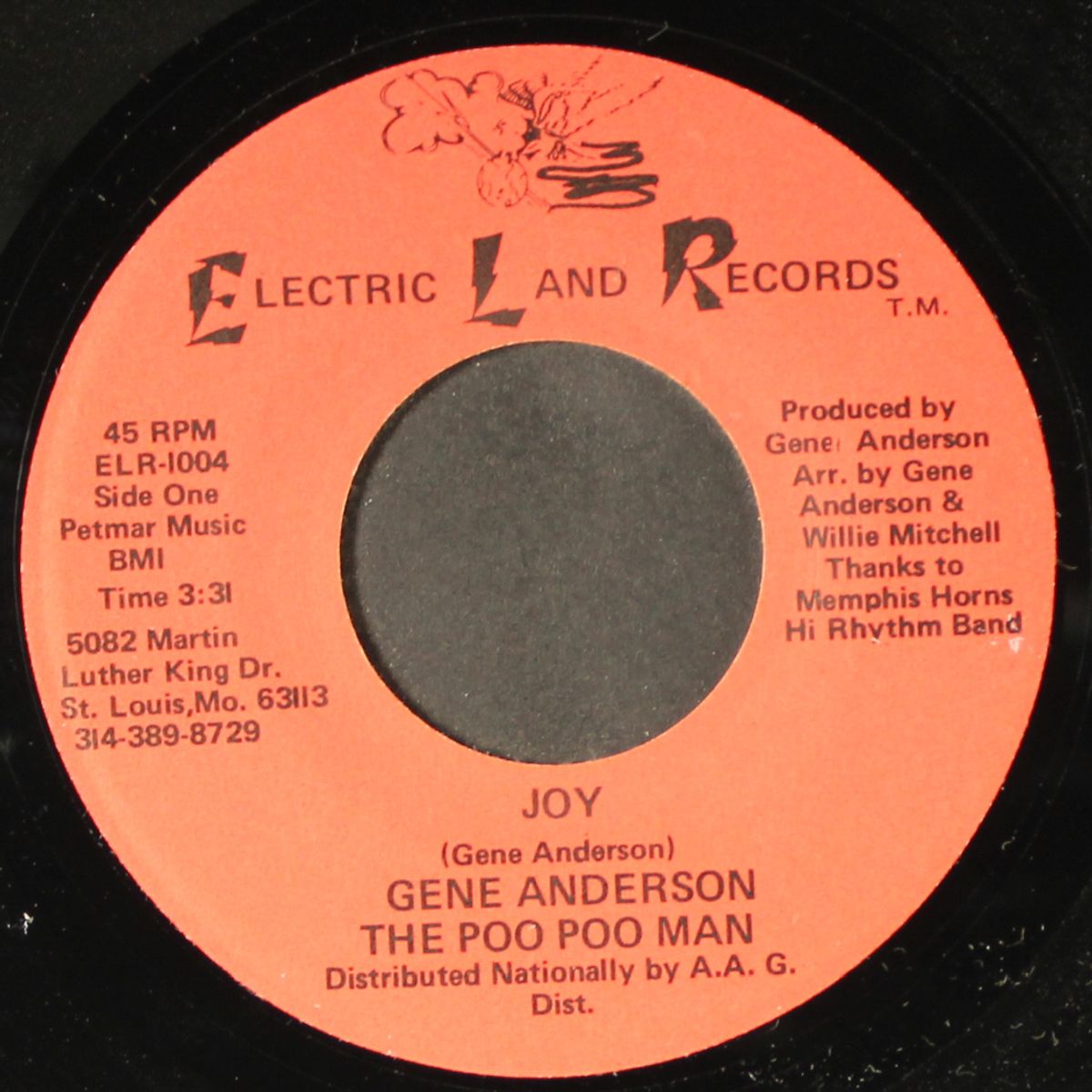 the poo poo man / joy by GENE ANDERSON