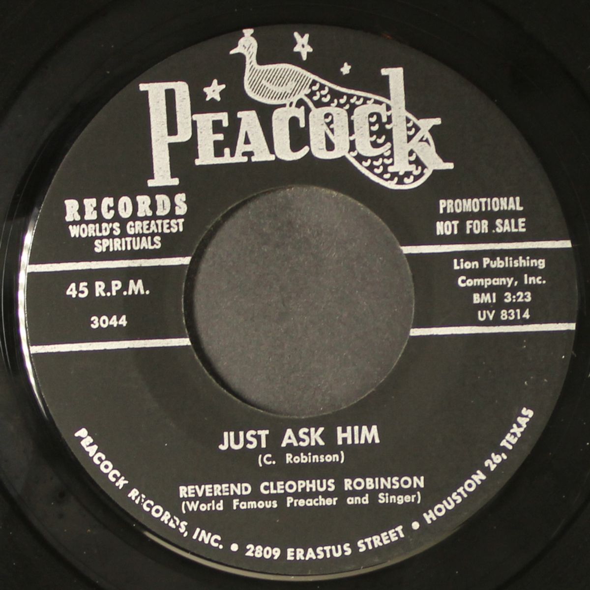 just ask him by REV. CLEOPHUS ROBINSON