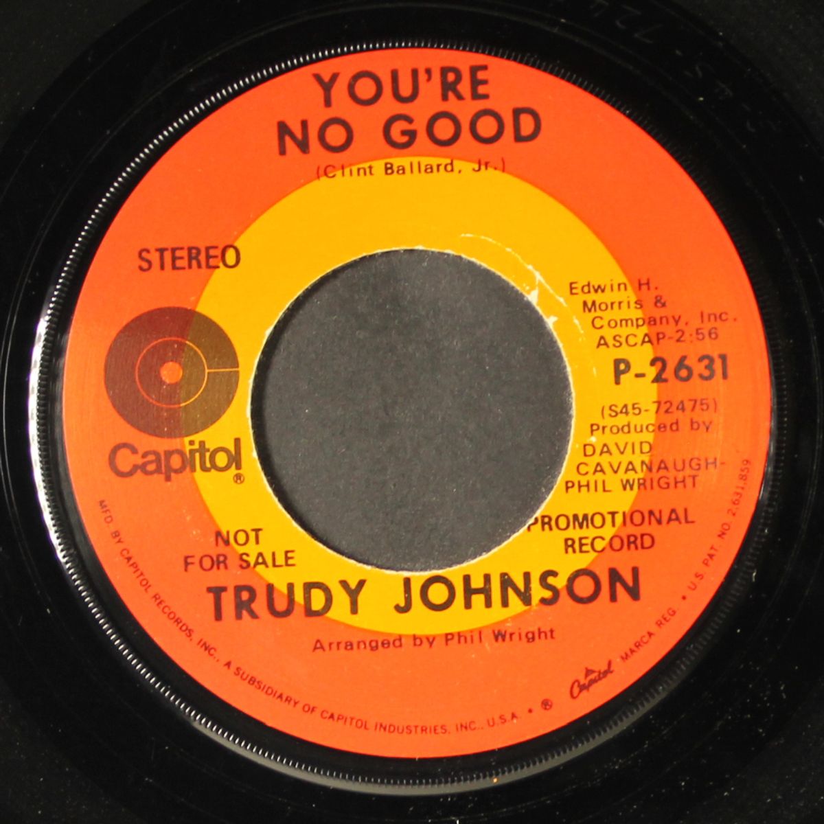 you're no good / your good thing by TRUDY JOHNSON