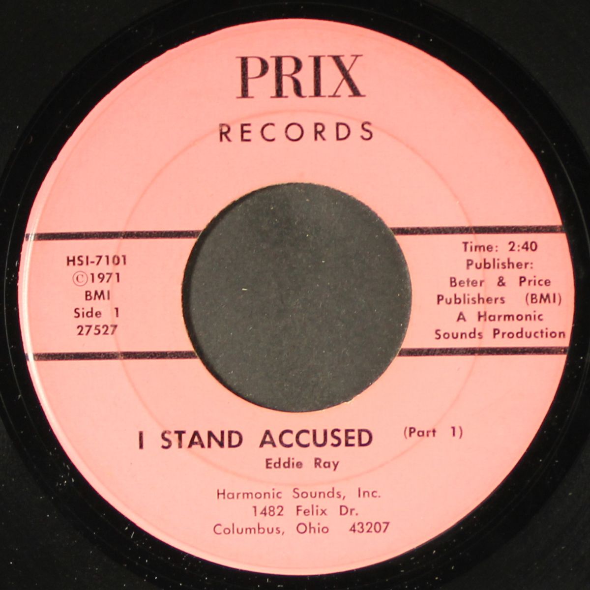 i stand accused by EDDIE RAY